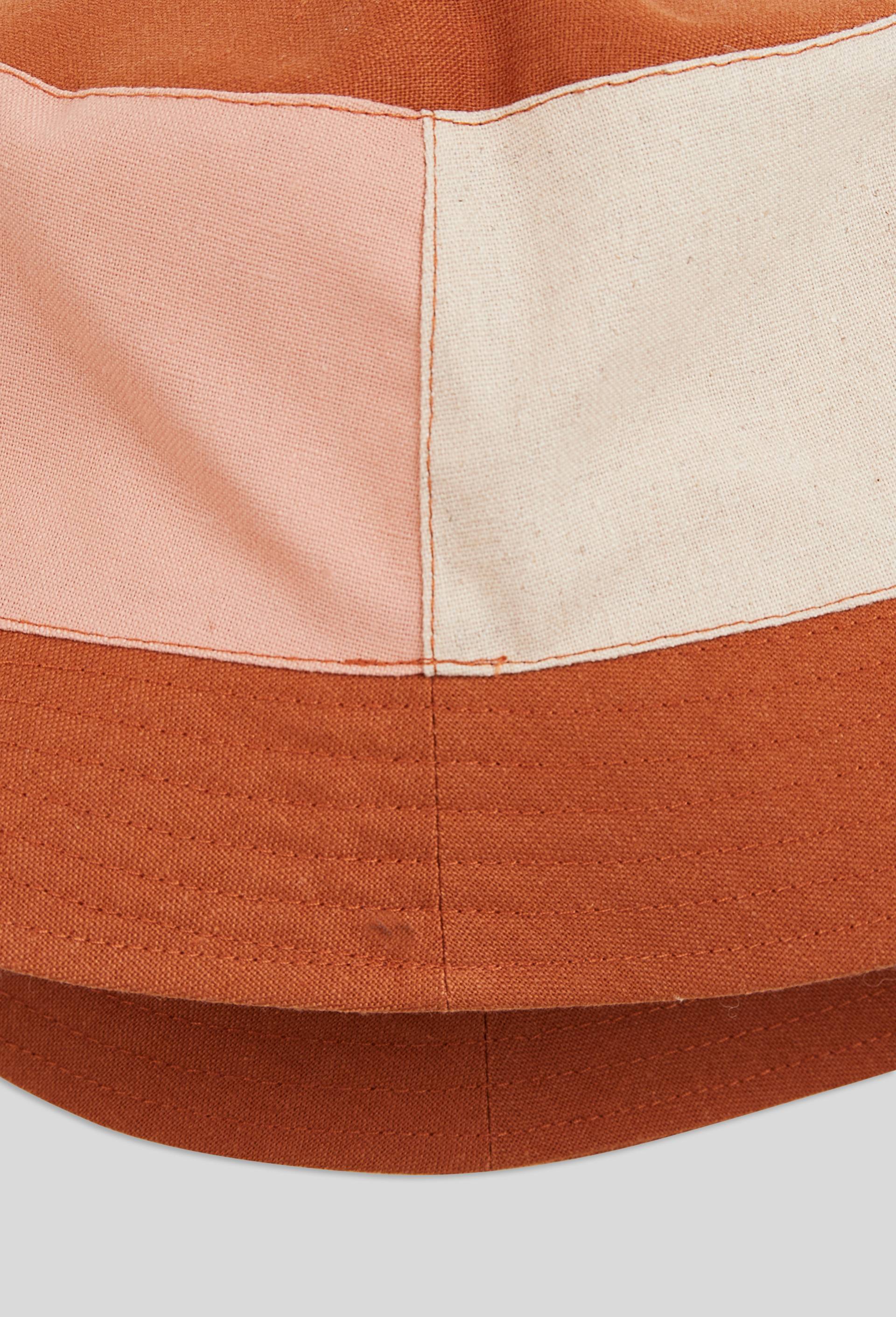 Bob colorblock contenant du coton, Brun, large image number 1