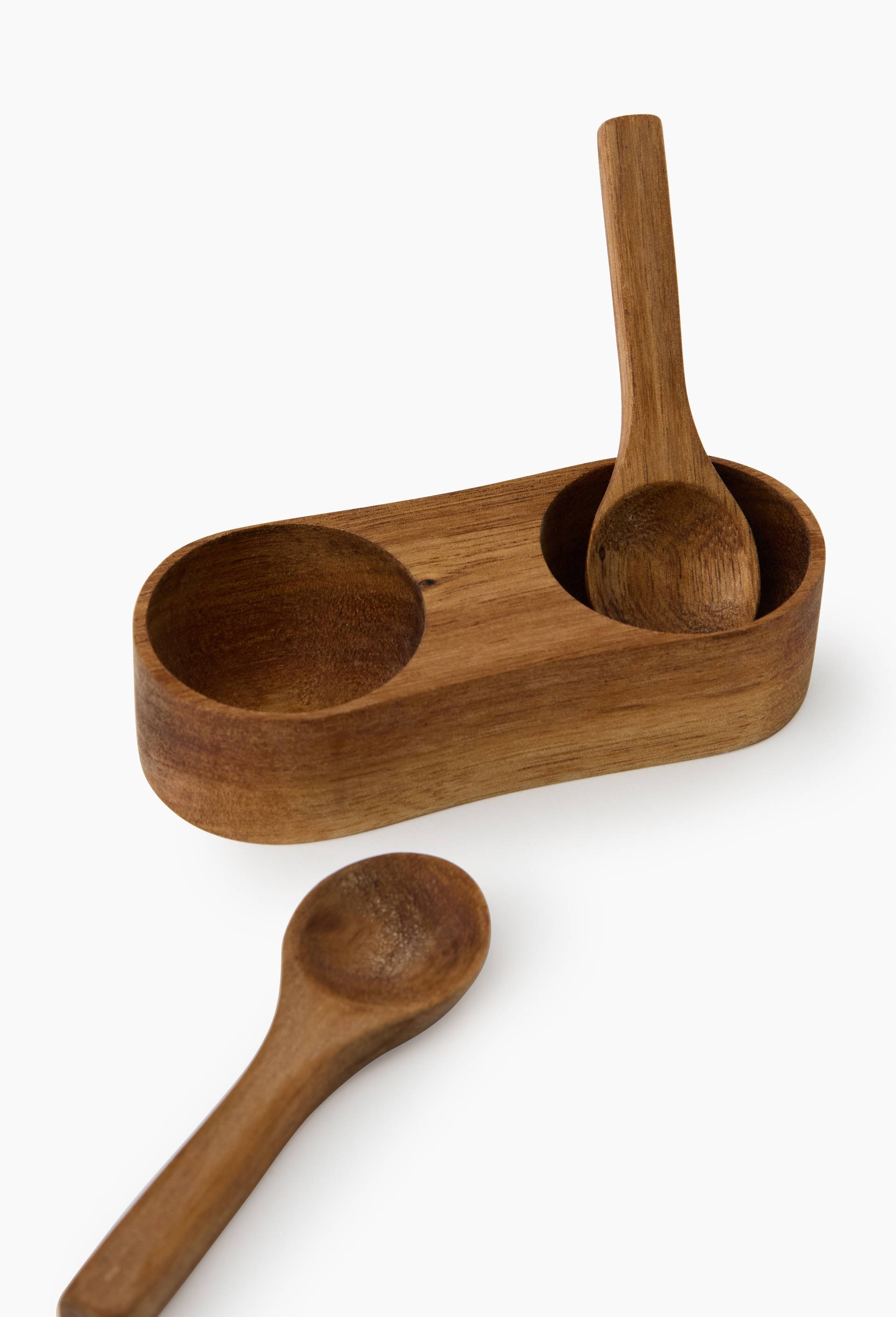 Pot &agrave; sel, bois d'acacia, Beige clair, large image number 2.0