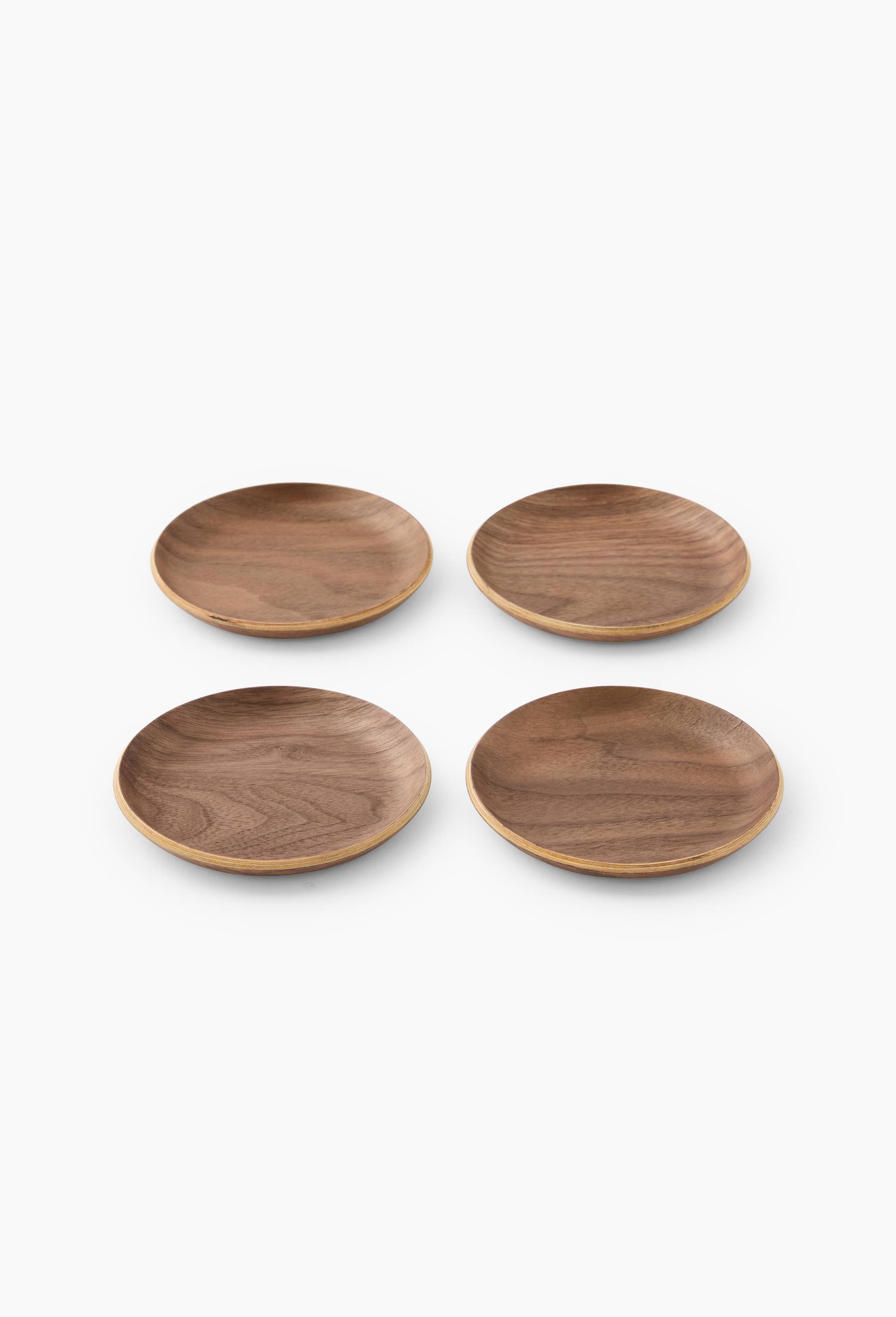 4 dessous de verre, bois de noisetier, Beige clair, large image number 0