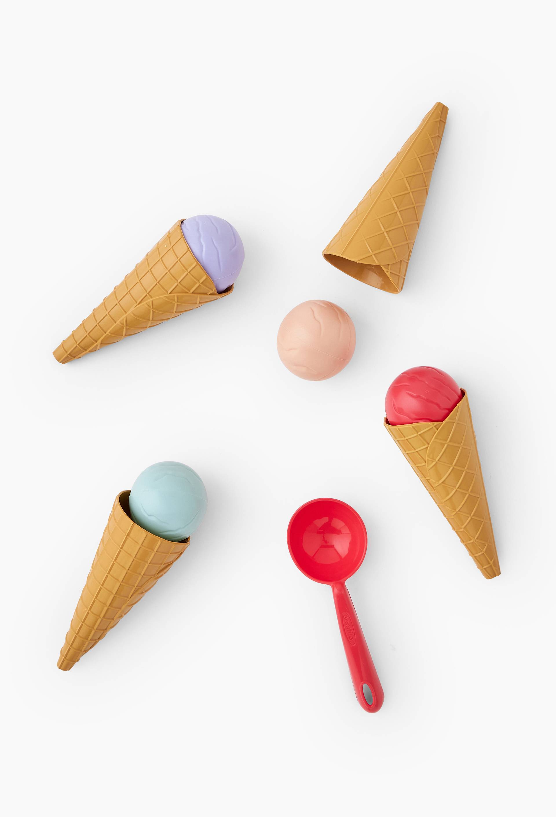 Sachet moules cornets de glace, Multicolore, large image number 0