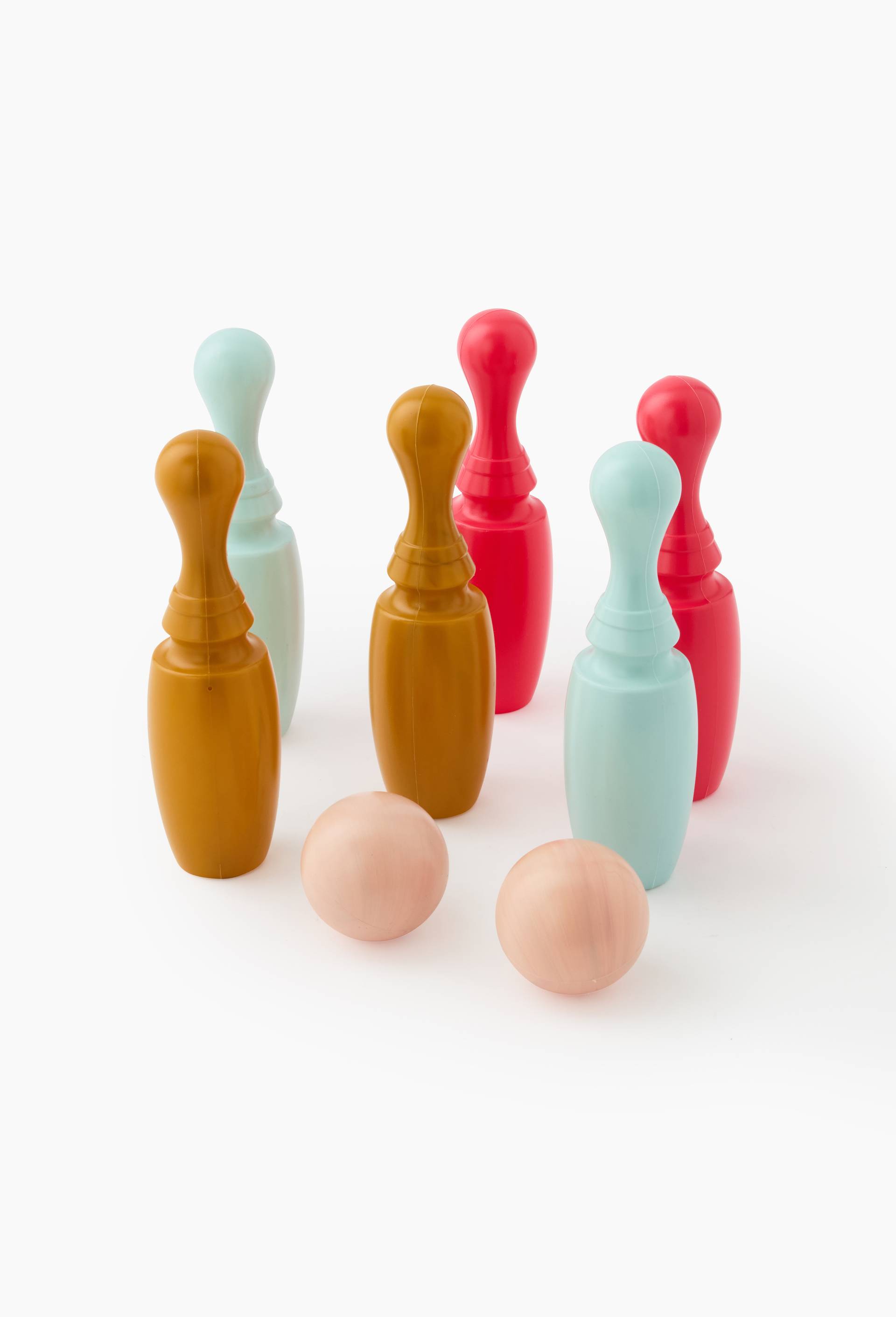 Jeu 6 quilles bowling 23 cm, Multicolore, large image number 1