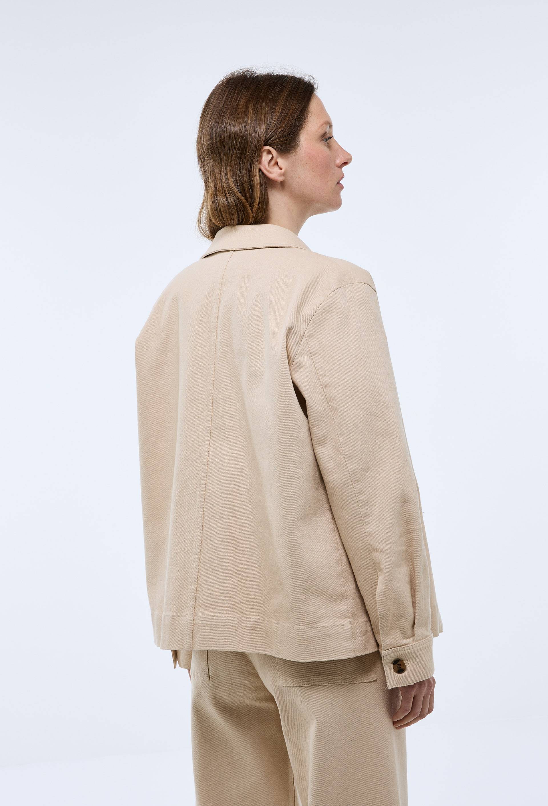 Veste courte contenant du coton, Beige clair, large image number 1