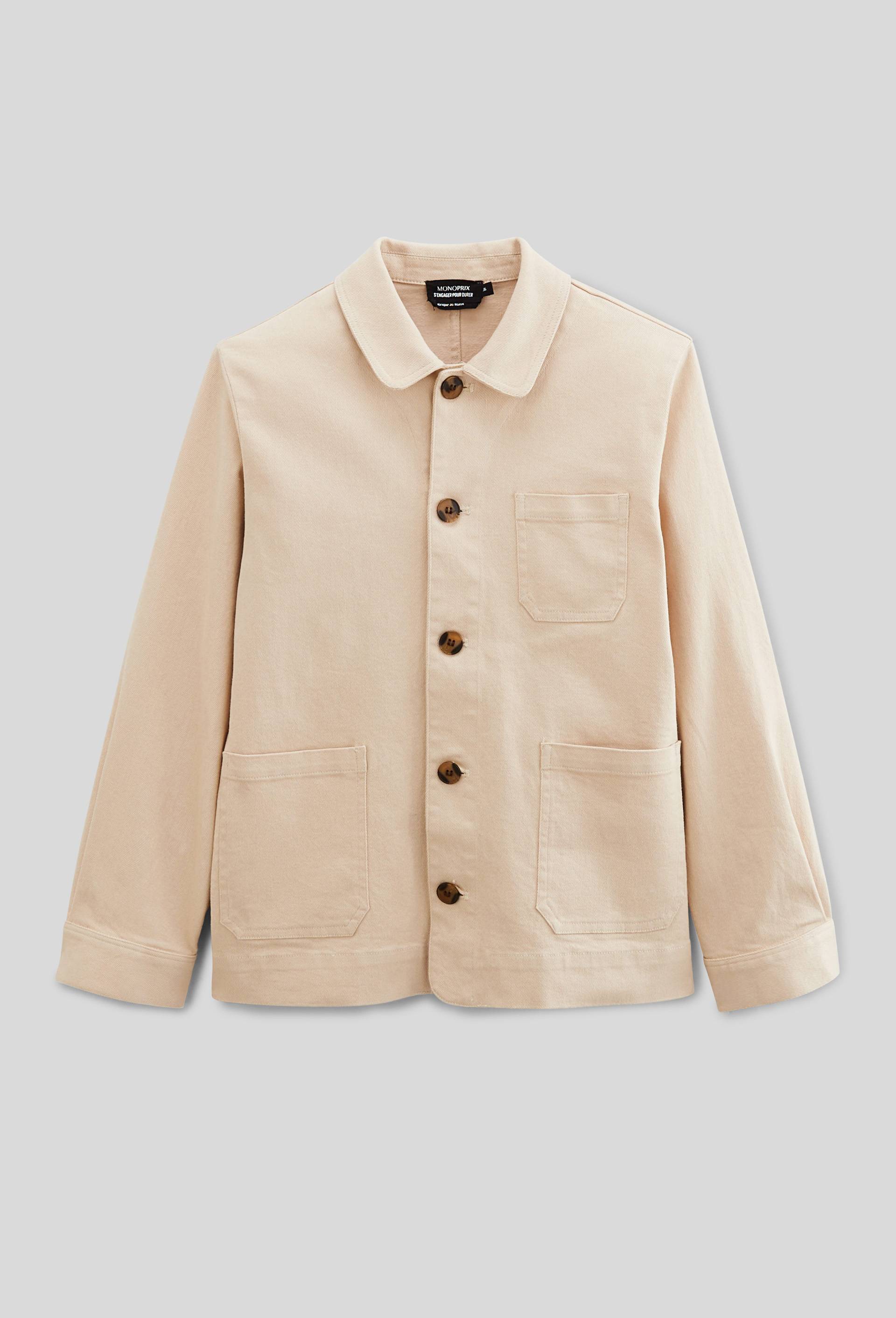Veste courte contenant du coton, Beige clair, large image number 2