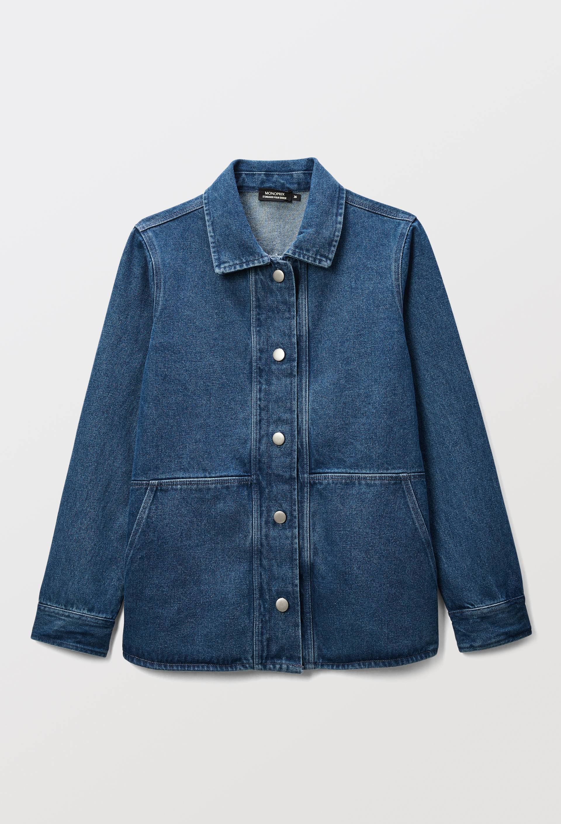 MONOPRIXVeste courte boutonnée en denim