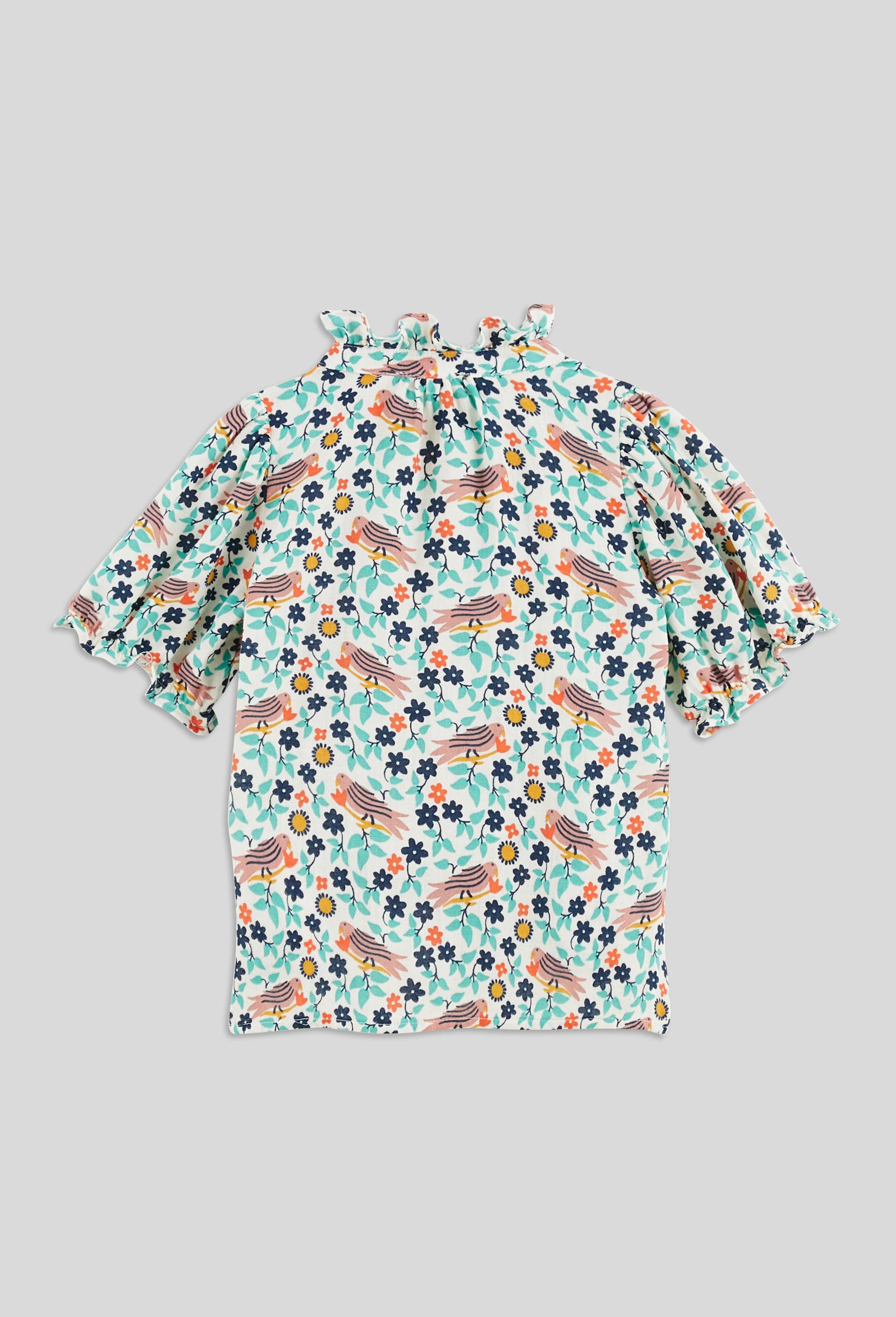 Chemise en gaze de coton, coton issu de l'agriculture biologique, certifi&eacute; OEKO-TEX, Beige clair, large image number 1
