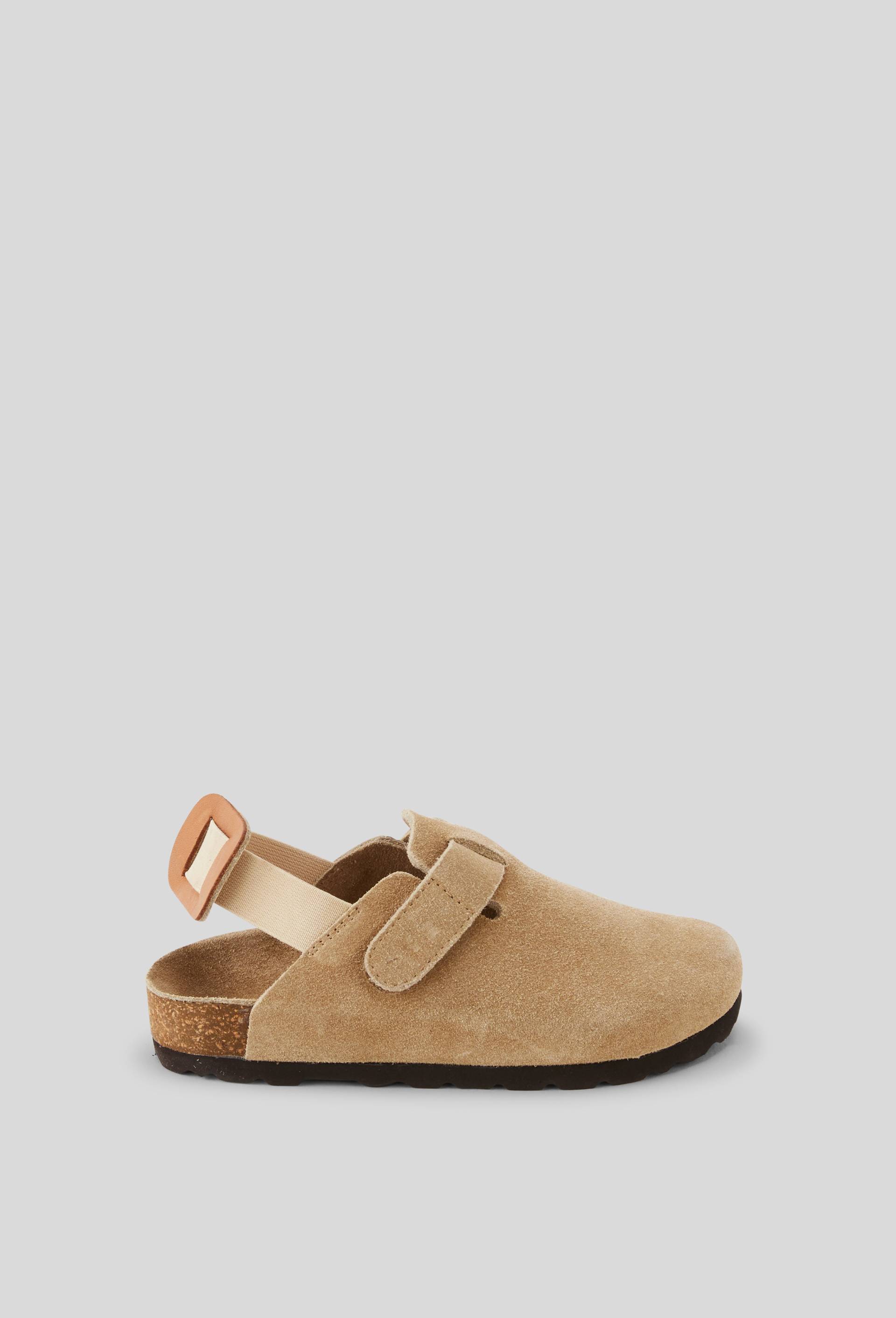 Sabots en cuir, Beige, large image number 0