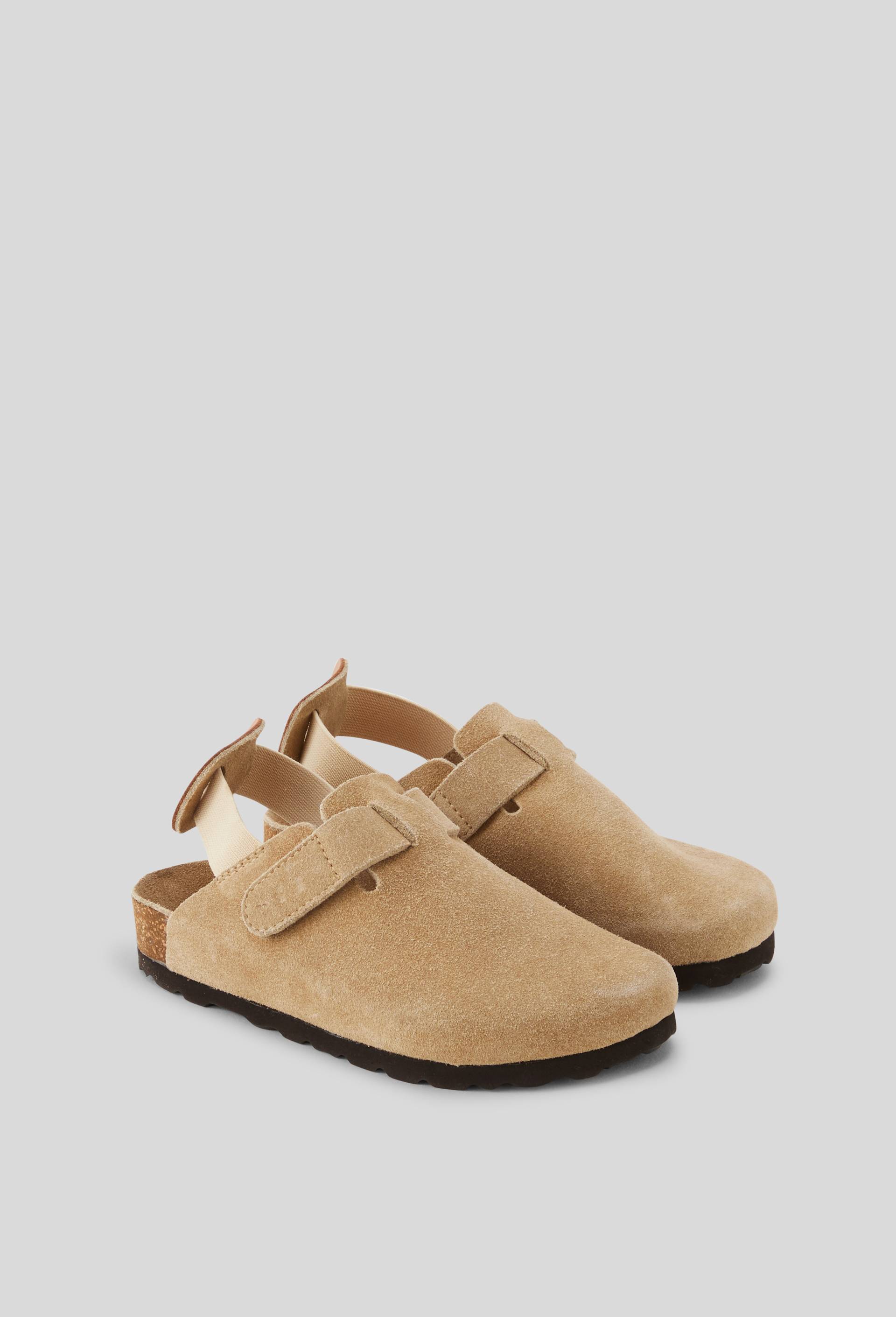 Sabots en cuir, Beige, large image number 1