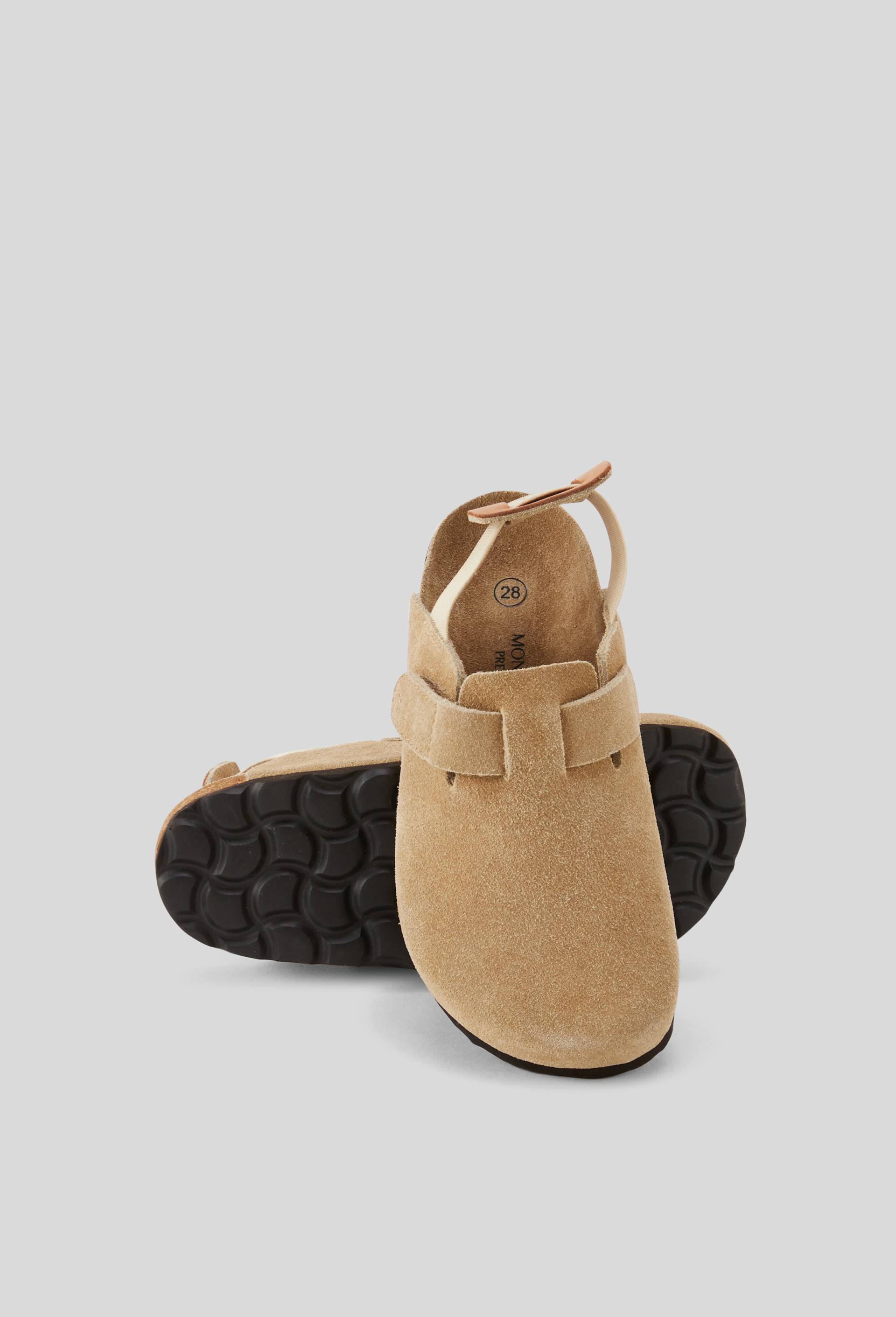 Sabots en cuir, Beige, large image number 2