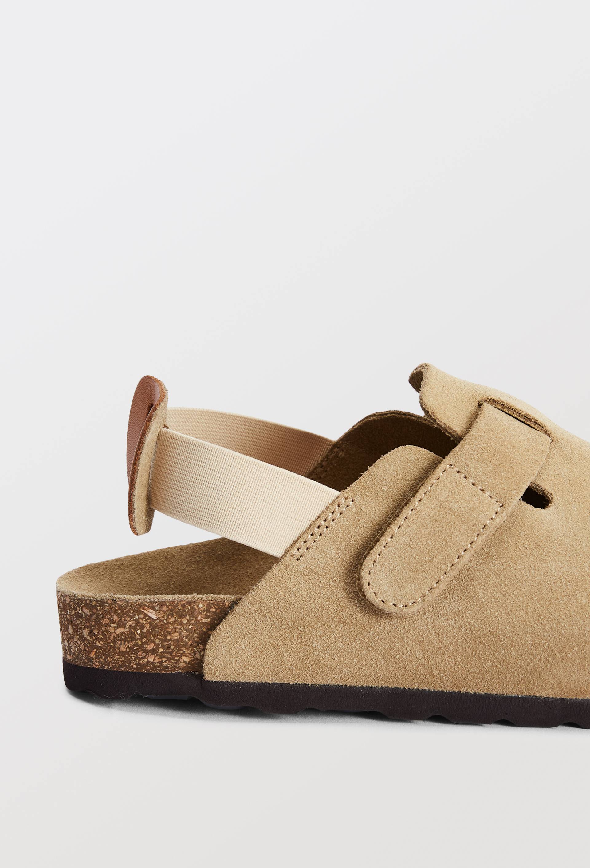 Sabots en cuir, Beige, large image number 2