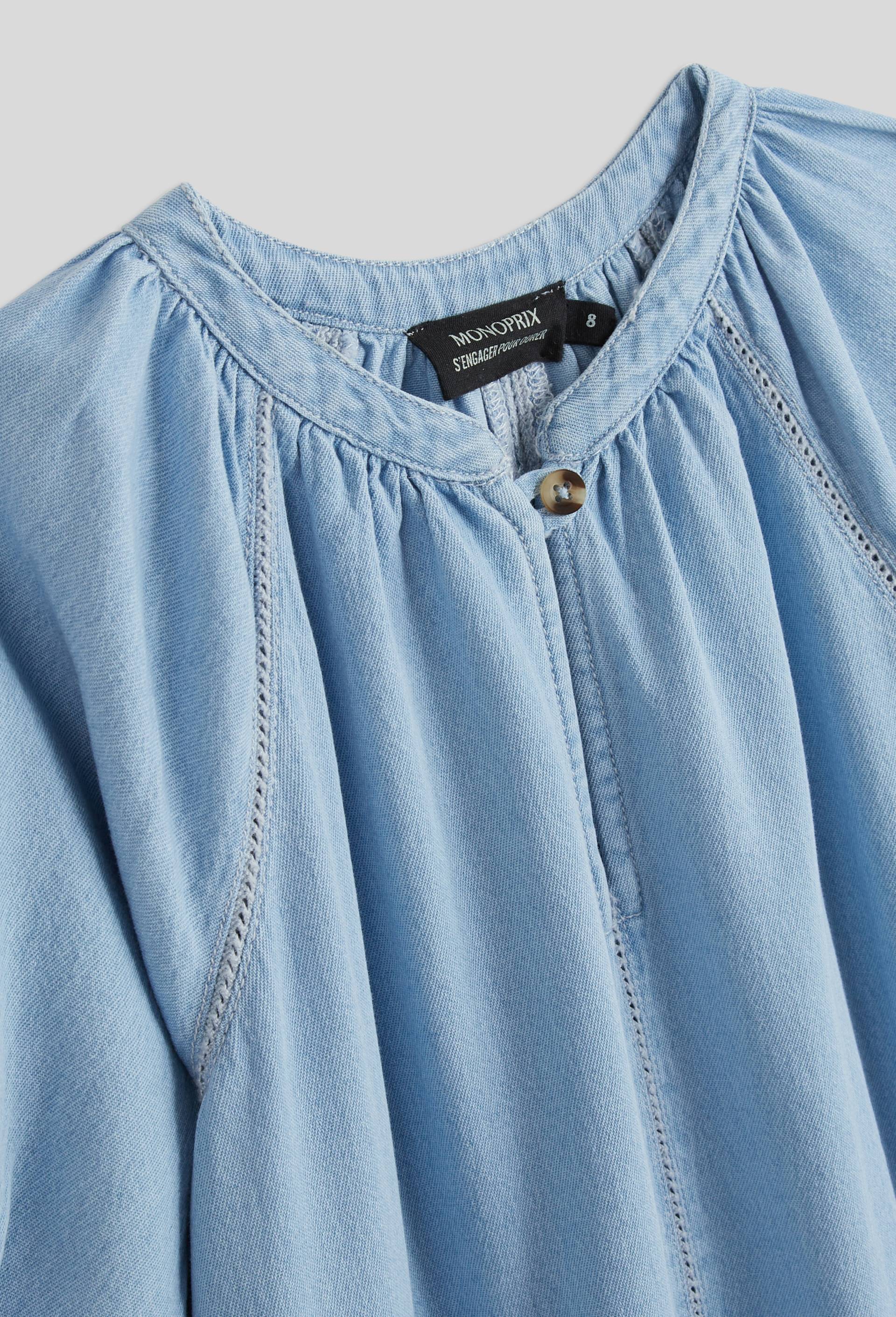 Robe ample en jean, Bleu clair, large image number 2