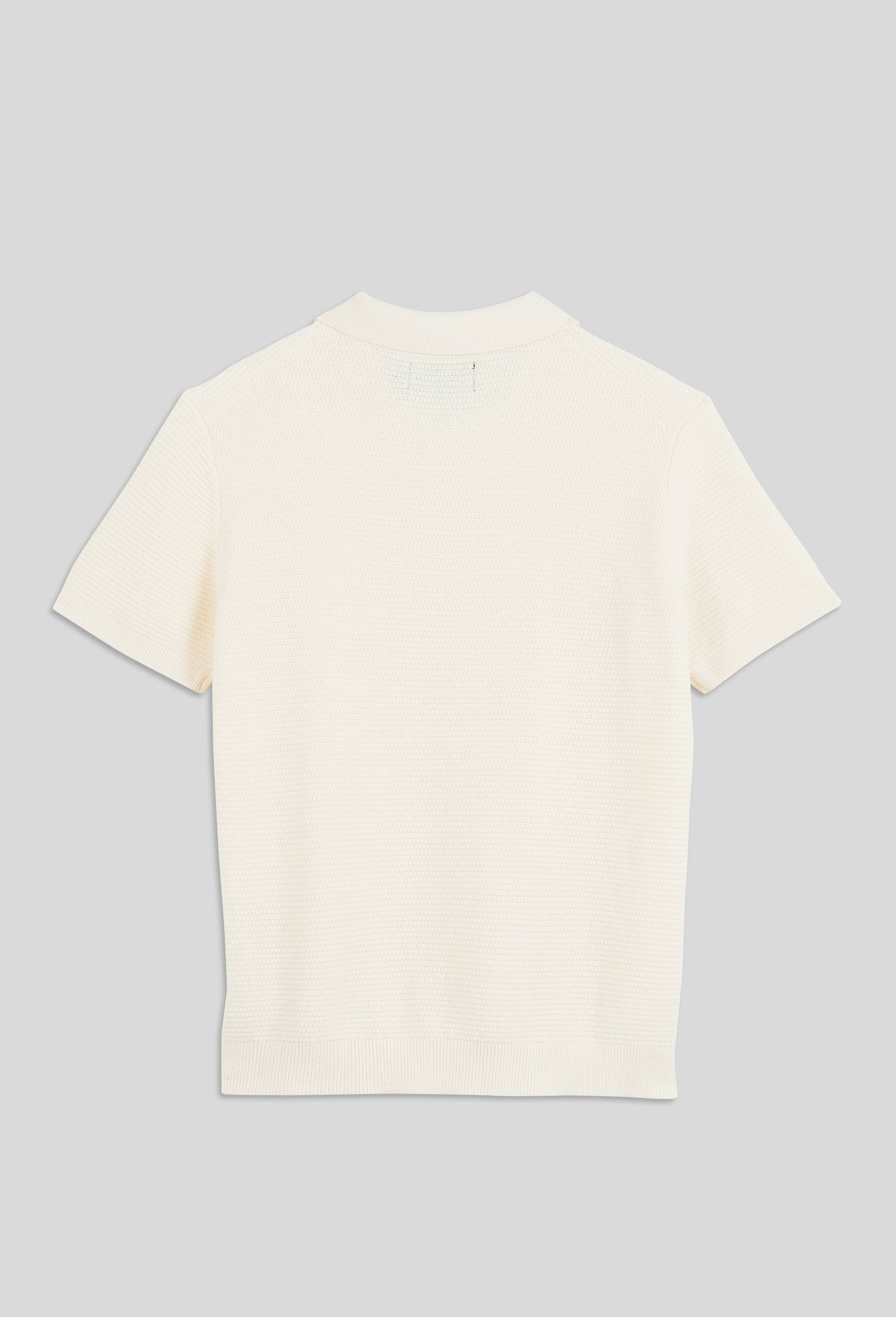 Polo maille manches courtes uni, Beige clair, large image number 5