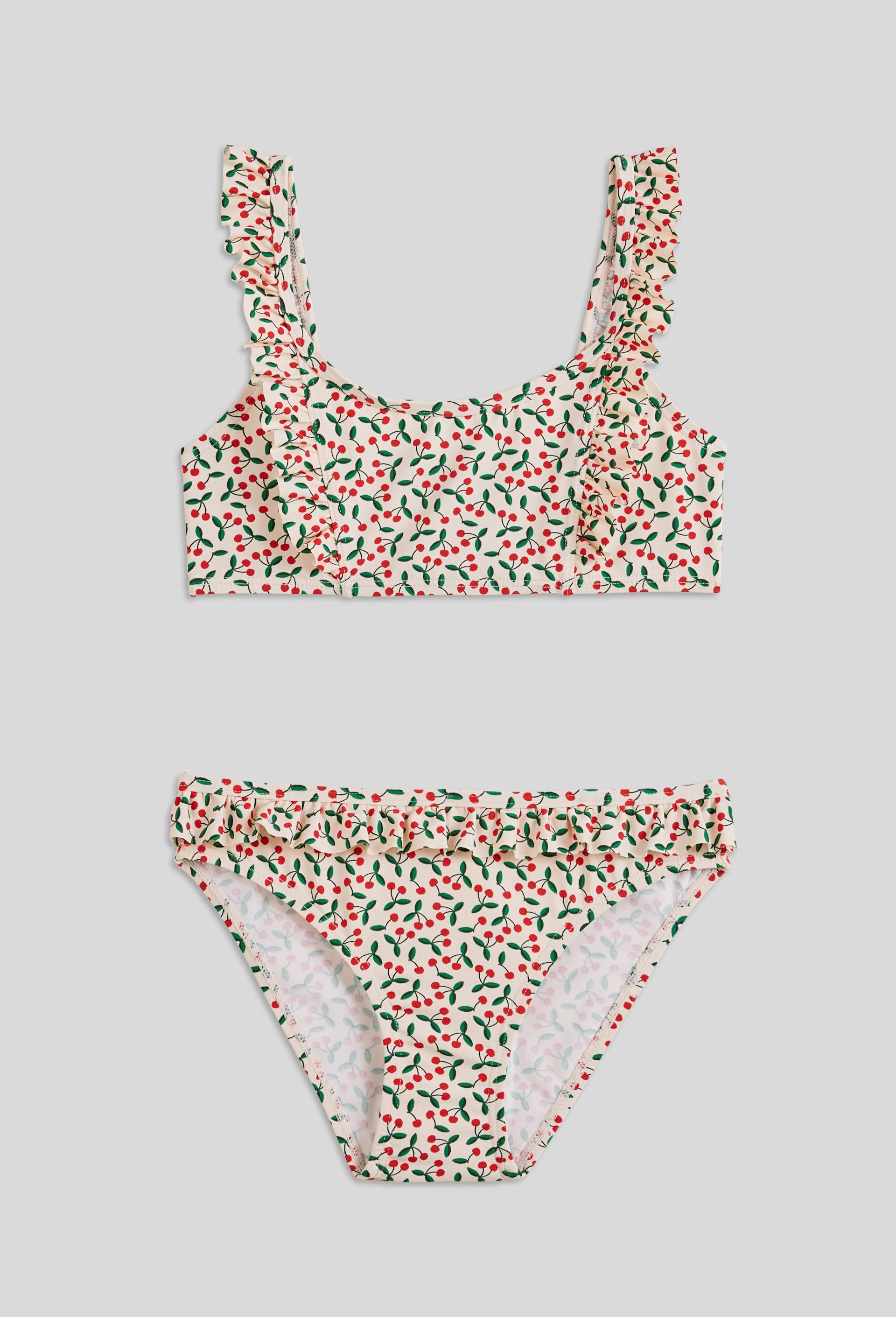 Maillot de bain 2 pi&egrave;ces imprim&eacute;, Rose clair, large image number 0