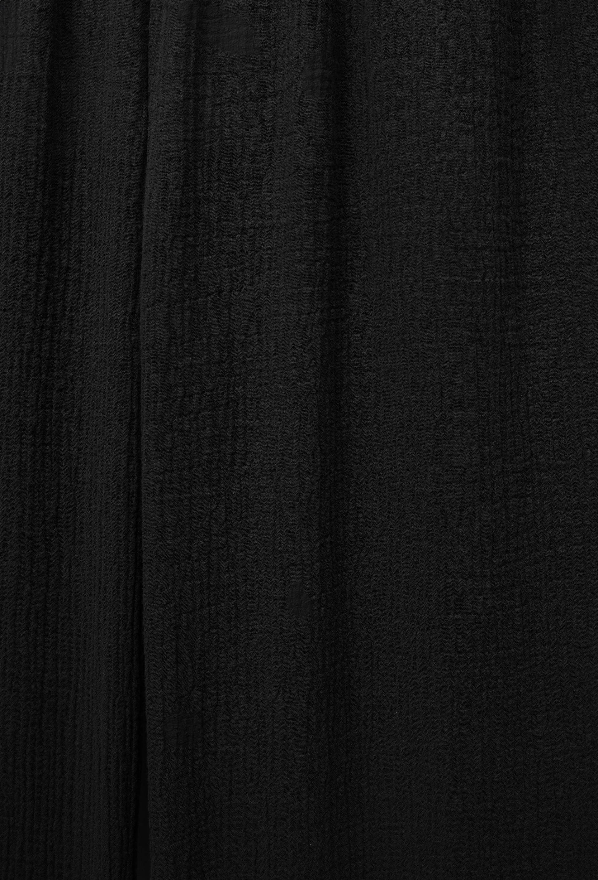 Pantalon de plage en double gaze de coton BIO GOTS, Noir, large image number 5.0