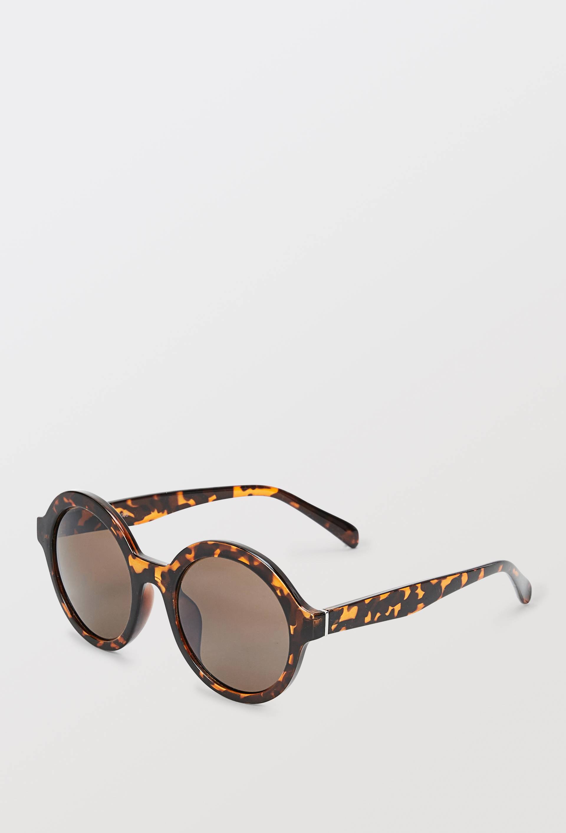 Lunettes de soleil rondes, Brun, large image number 0