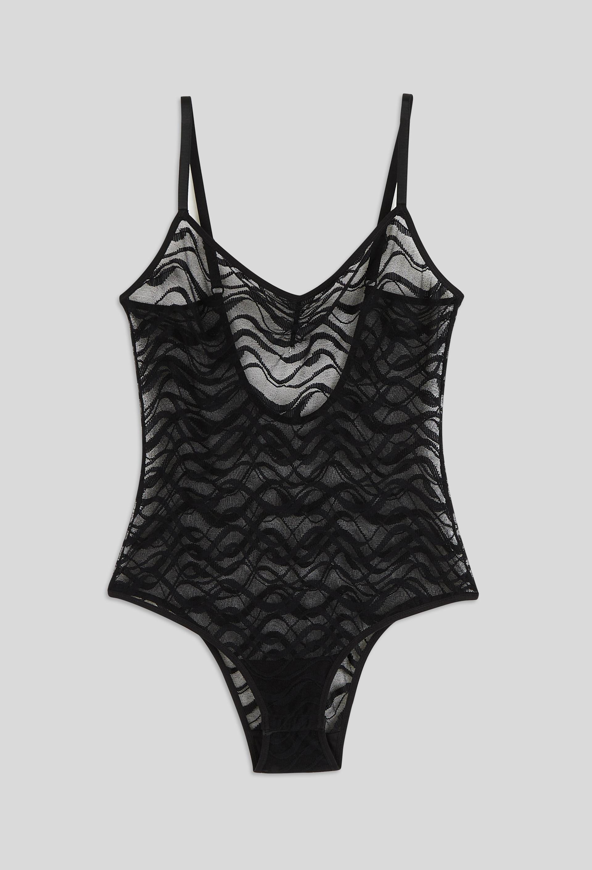 Body OLIVIA en dentelle, certifi&eacute; OEKO-TEX, Noir, large image number 2.0