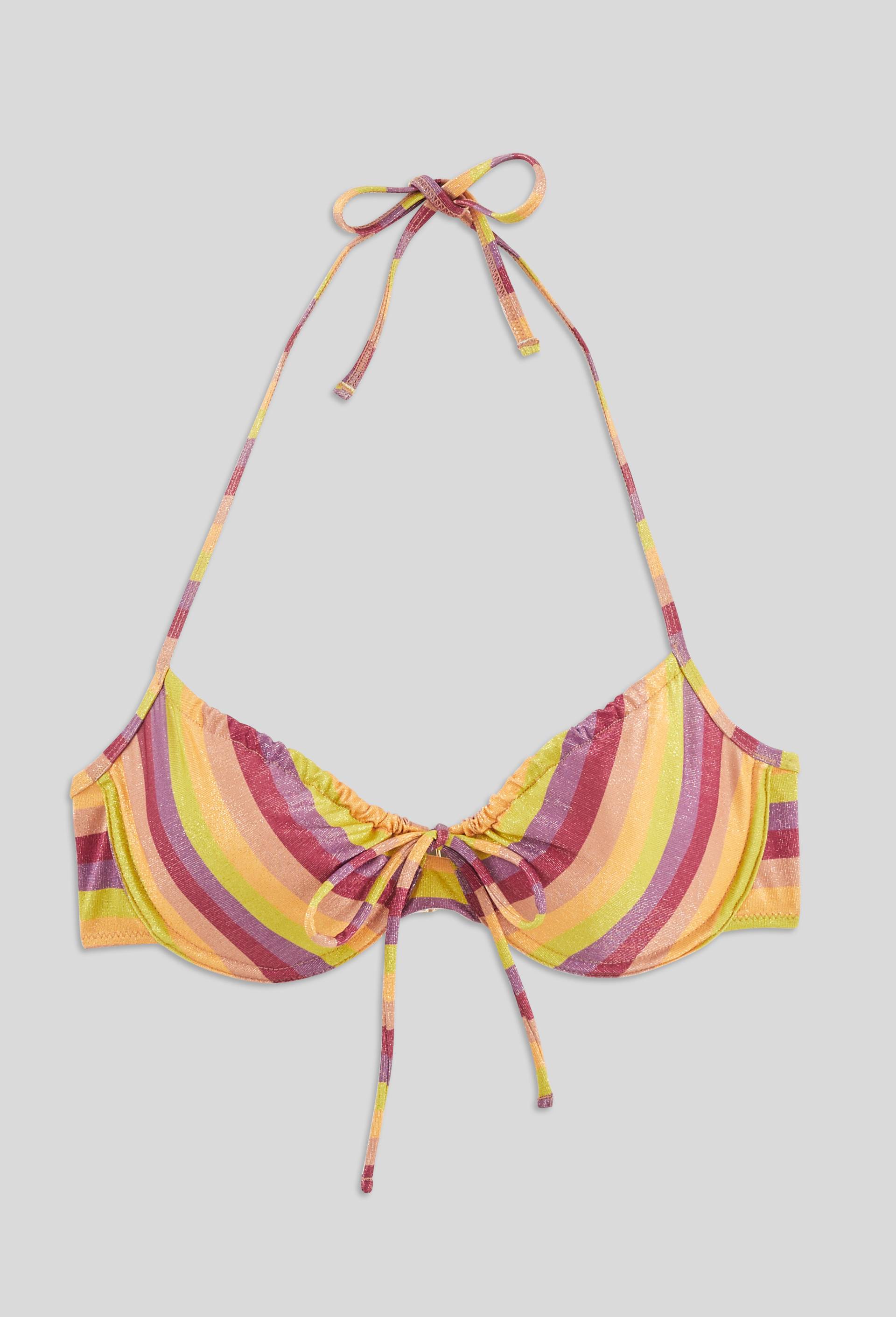 Corbeille maillot de bain, mati&egrave;re recycl&eacute;e, Jaune fonc&eacute;, large image number 2
