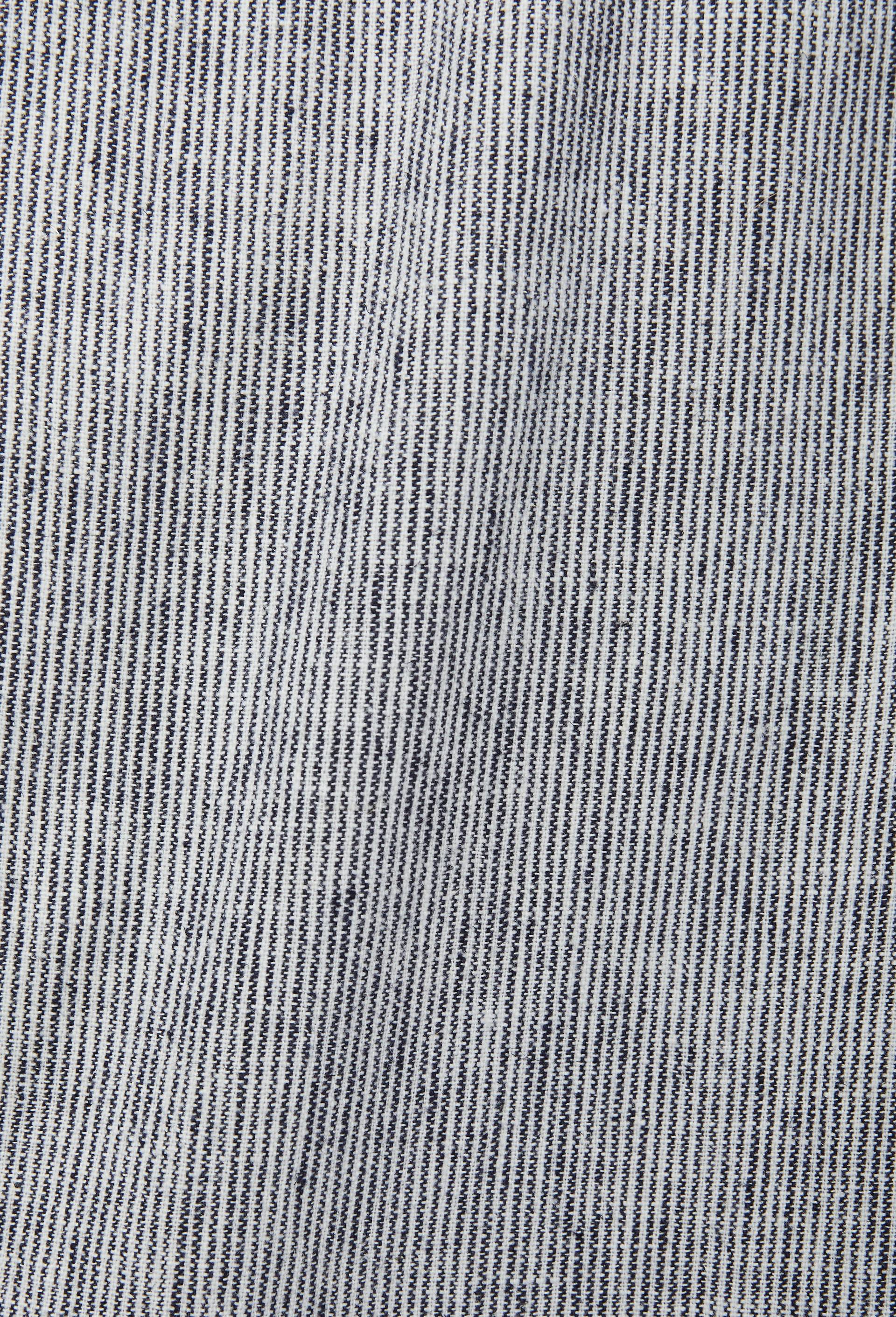 Bermuda &eacute;lastiqu&eacute; en lin et coton, Bleu fonc&eacute;, large image number 5