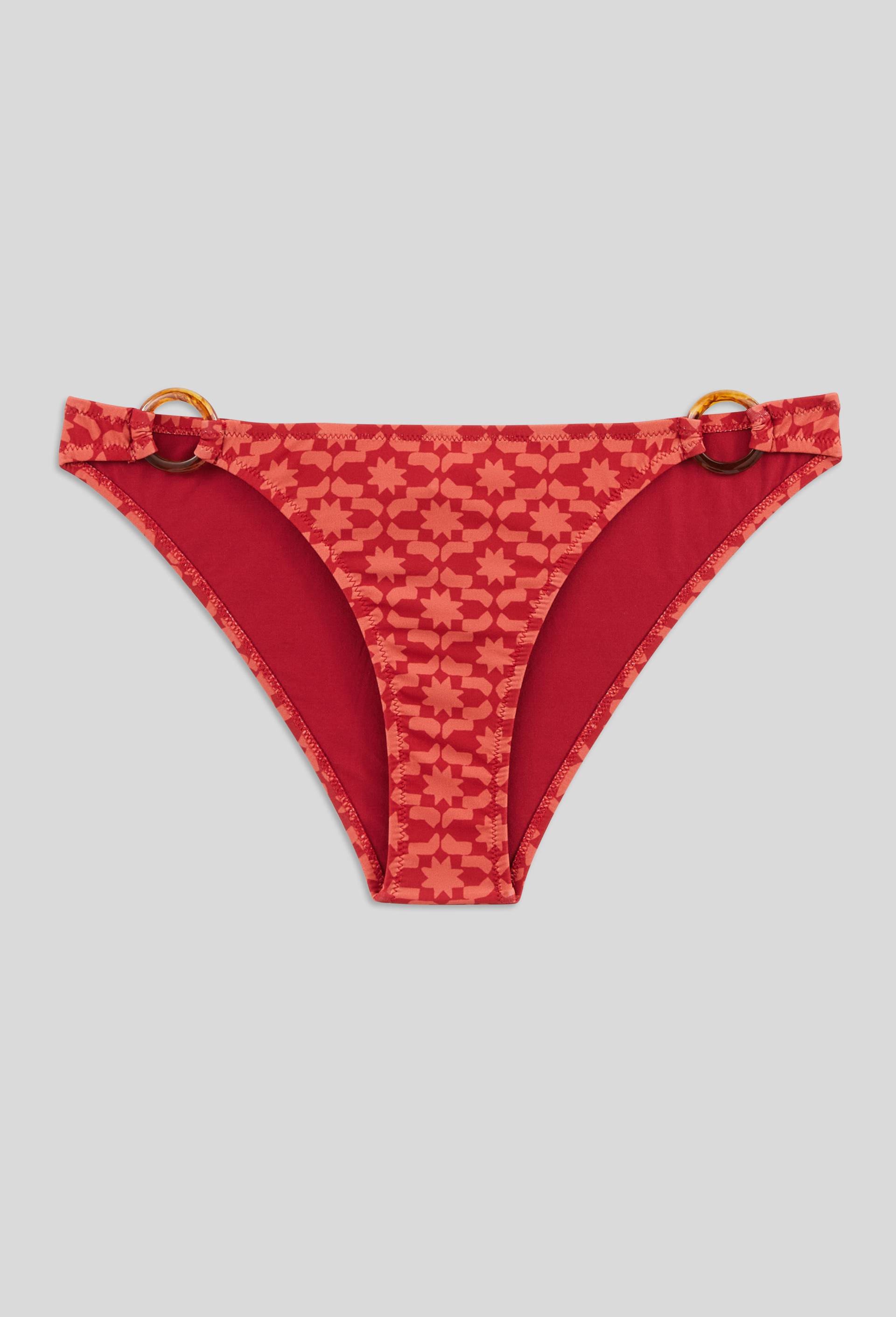 Bas de maillot de bain FIDJI, mati&egrave;re recycl&eacute;e, Orange fonc&eacute;, large image number 2