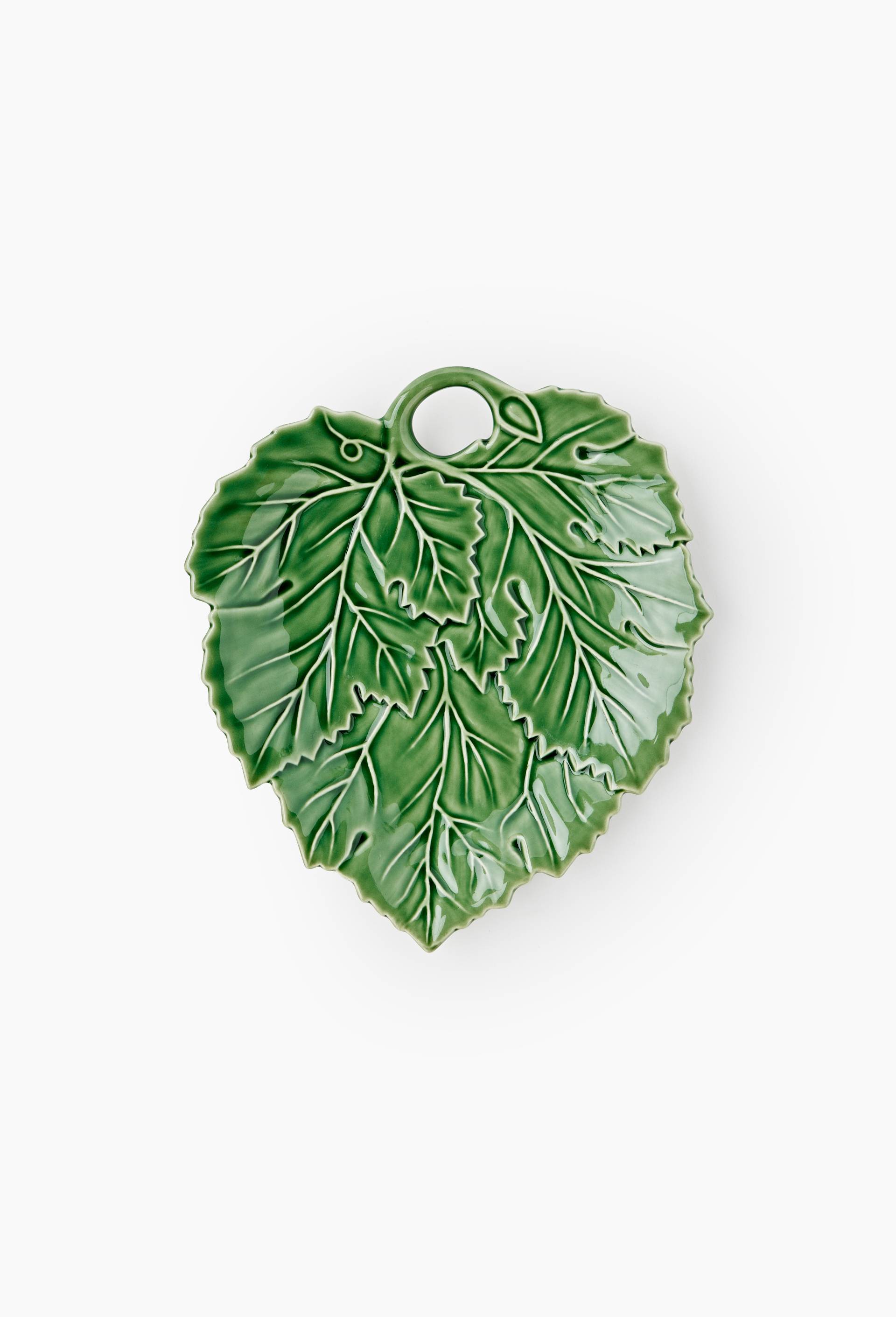 Coupelle finition barbotine, 26cm, Vert, large image number 0