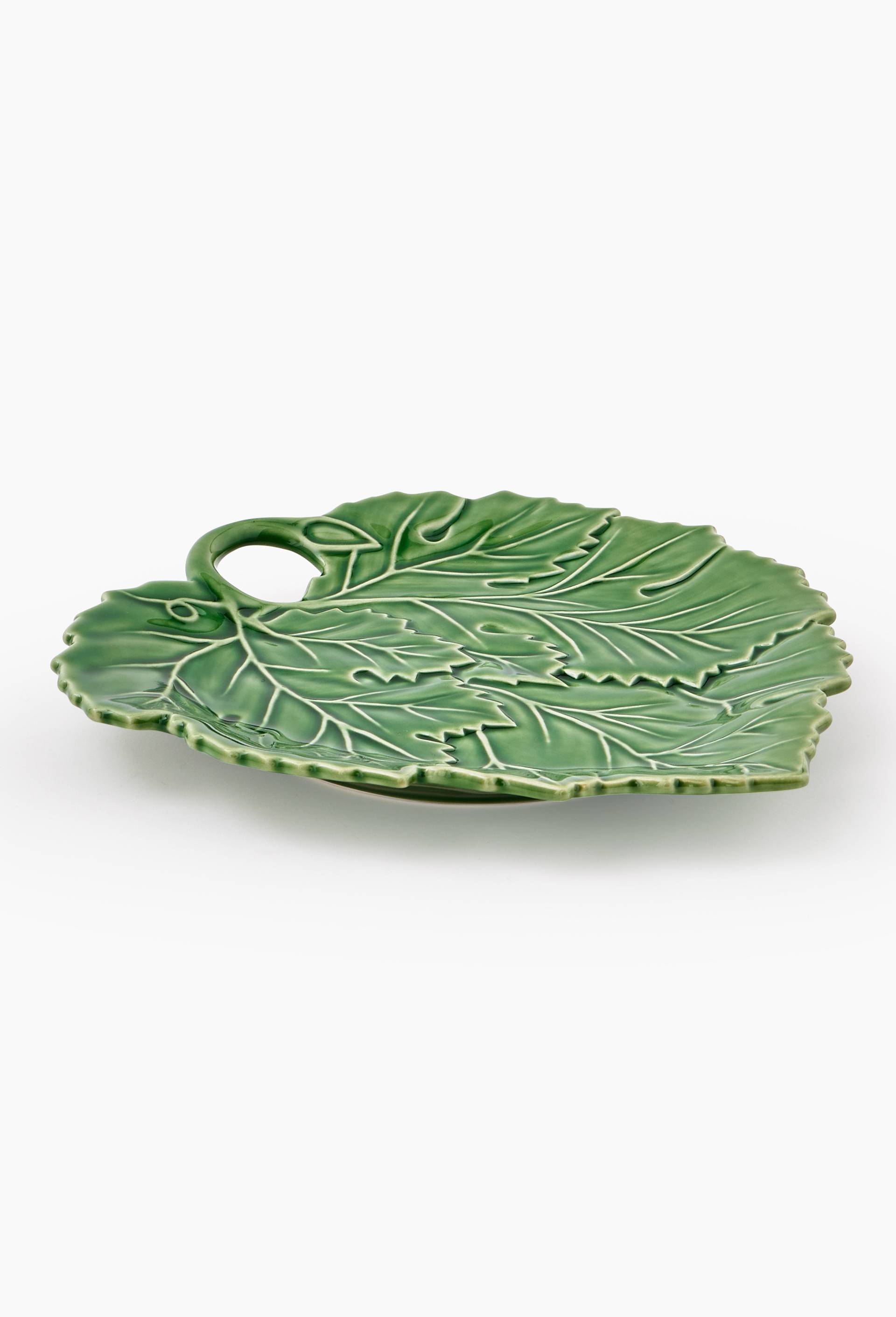 Coupelle finition barbotine, 26cm, Vert, large image number 1