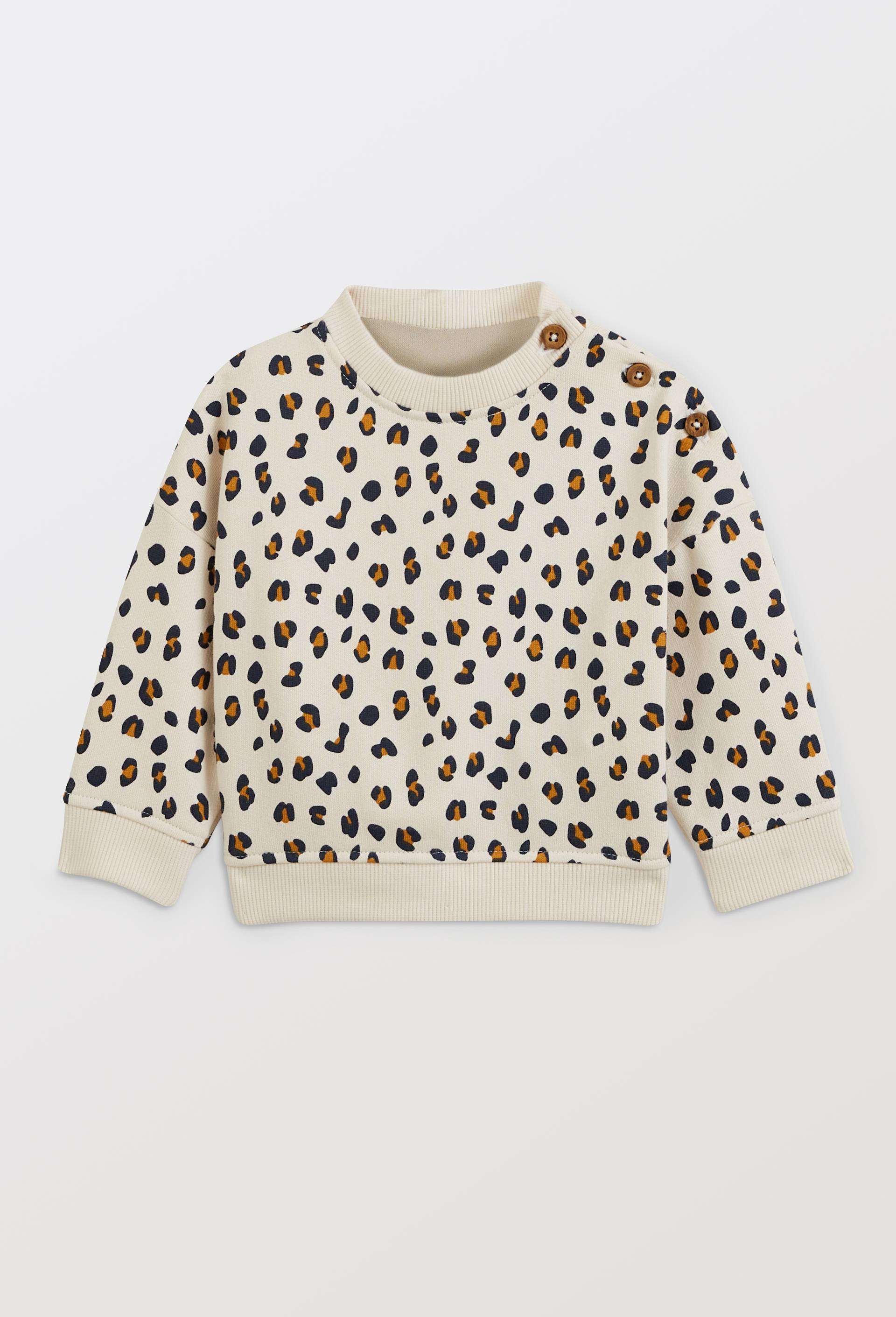 BOUT'CHOU - Sweat imprimé en coton BIO GOTS