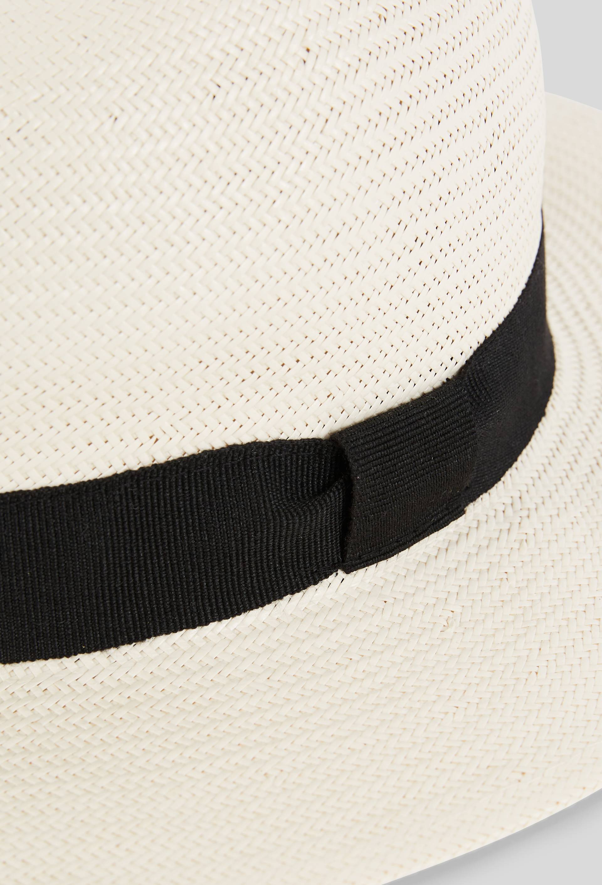 Chapeau forme panama, Ecru, large image number 1