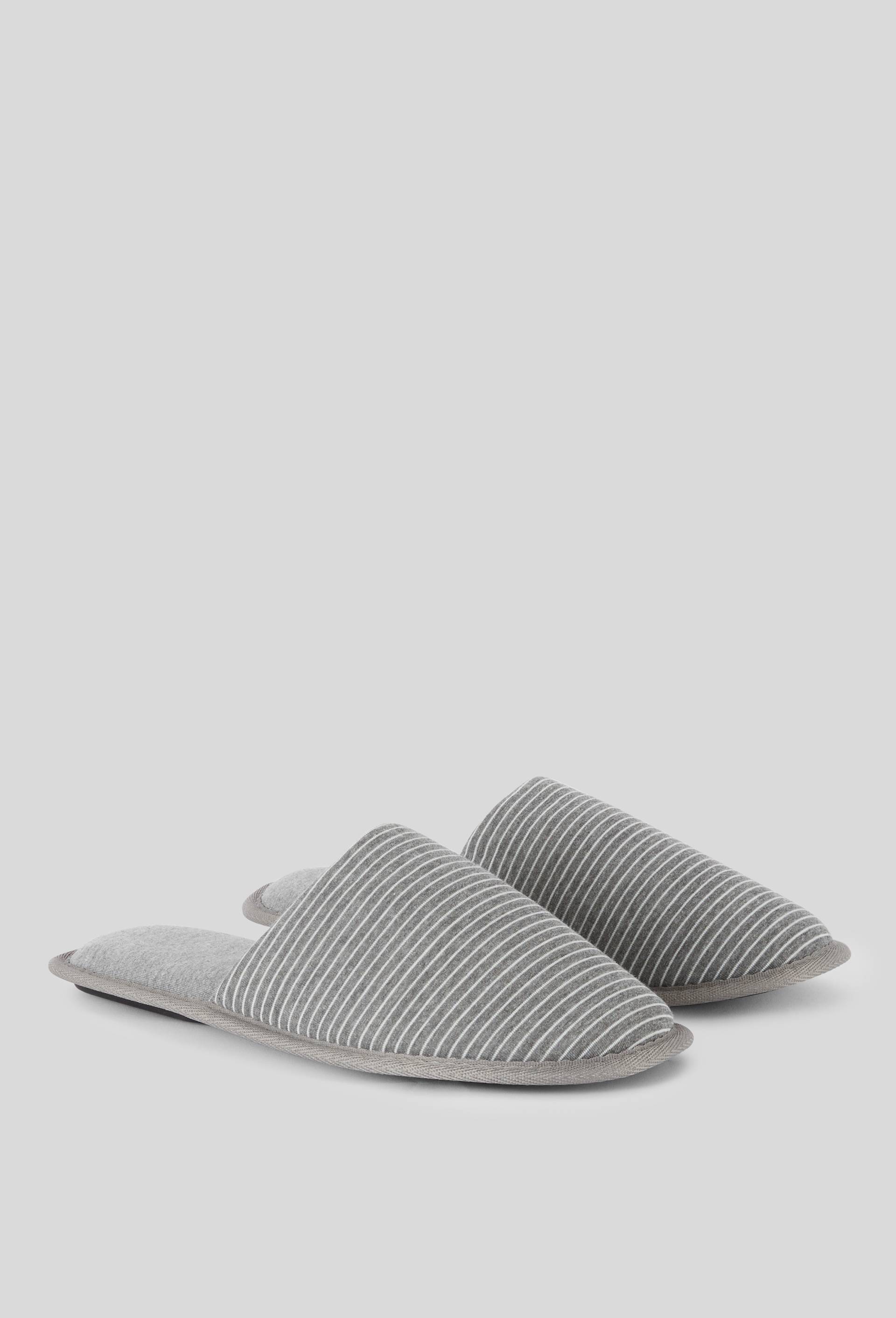 Mules ray&eacute;es, Gris fonc&eacute;, swatch image