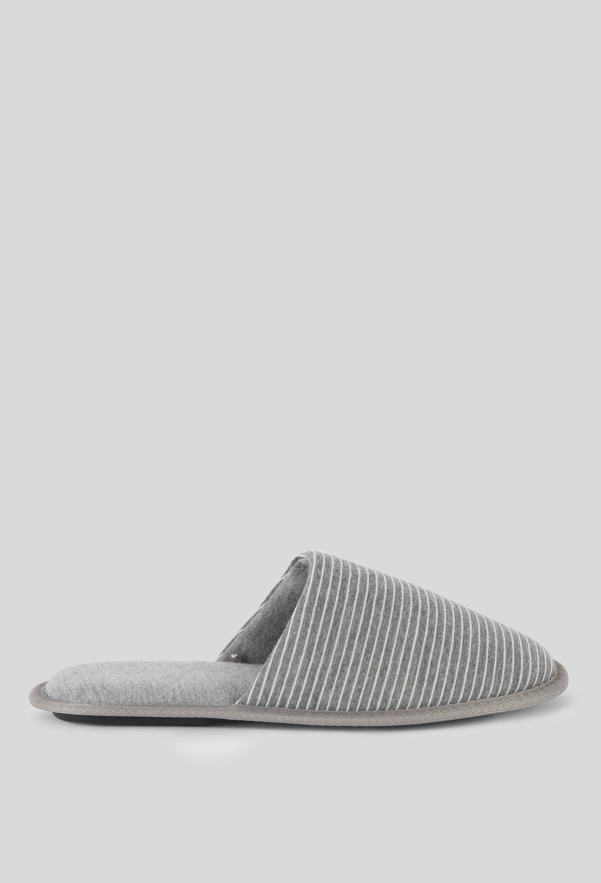 Mules ray&eacute;es, Gris fonc&eacute;, large image number 1.0