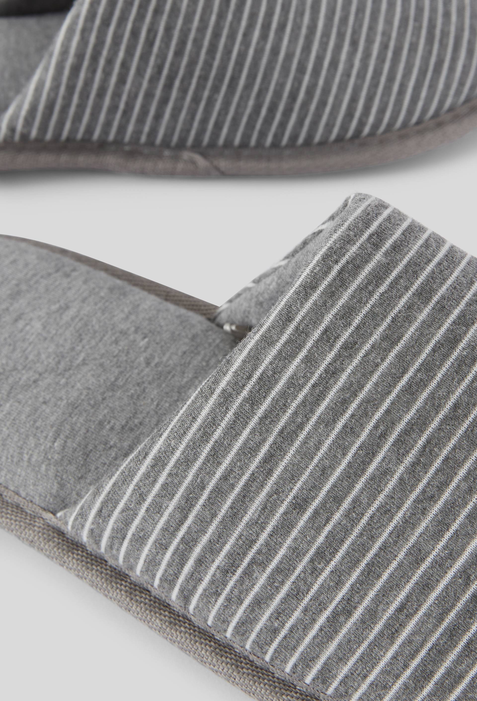 Mules ray&eacute;es, Gris fonc&eacute;, large image number 2