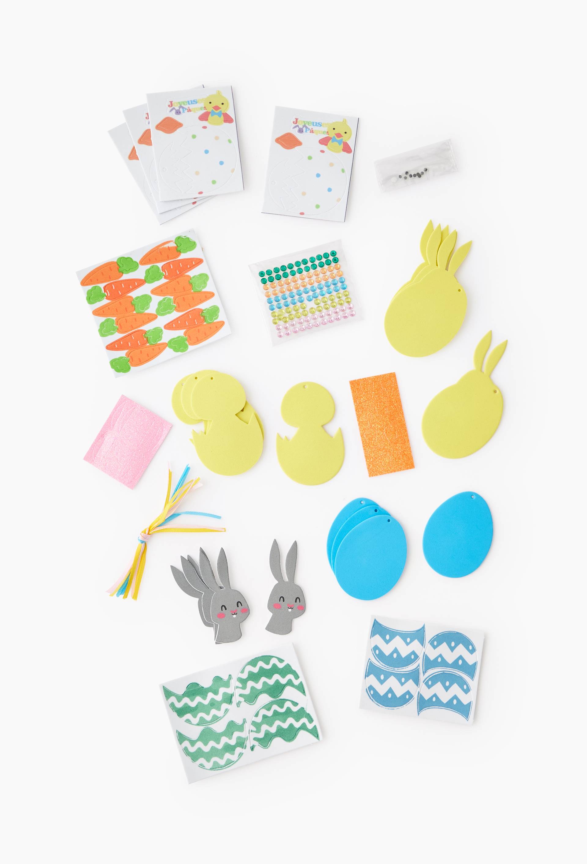Kit D&eacute;co P&acirc;ques x12, Multicolore, large image number 0