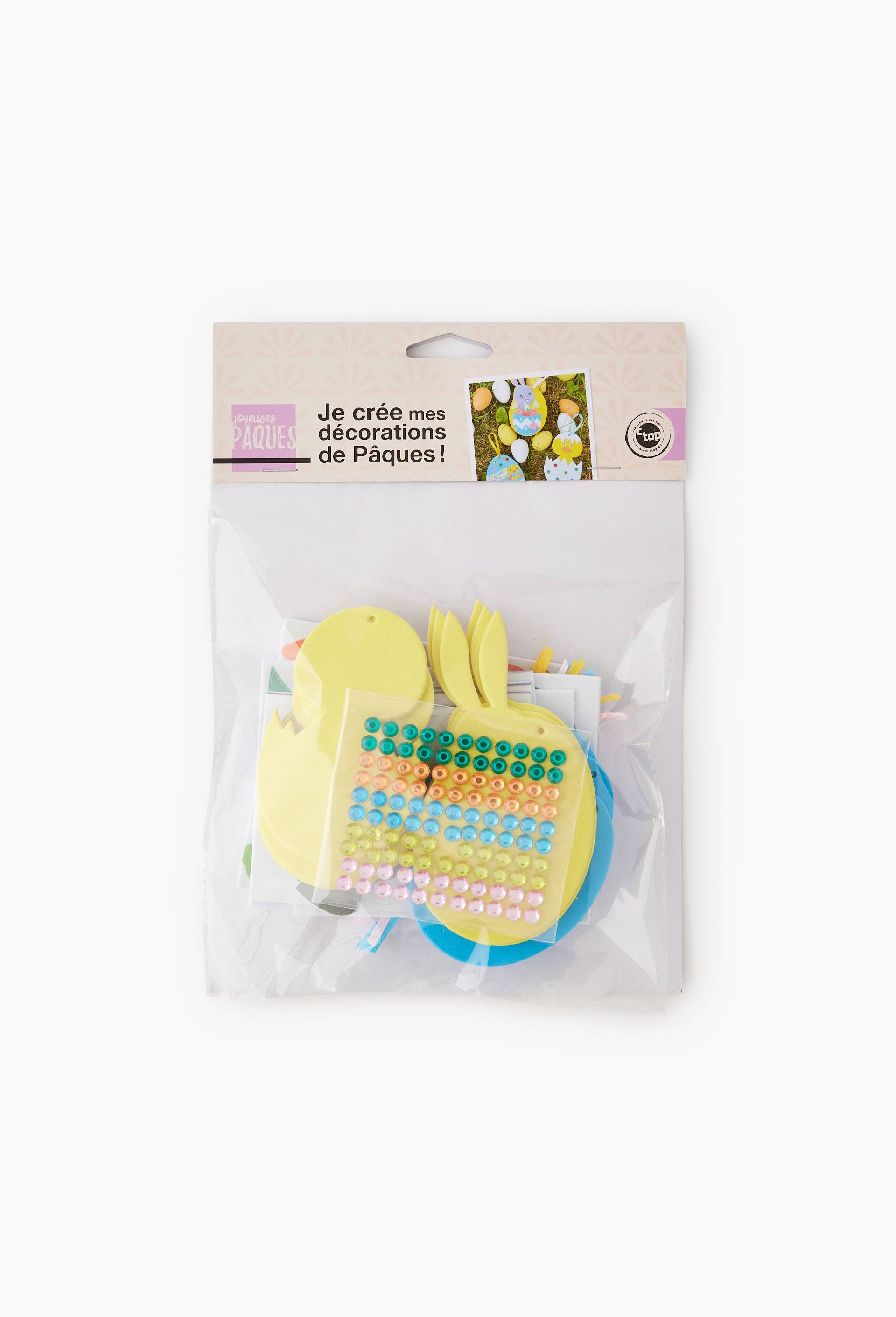 Kit D&eacute;co P&acirc;ques x12, Multicolore, large image number 1.0