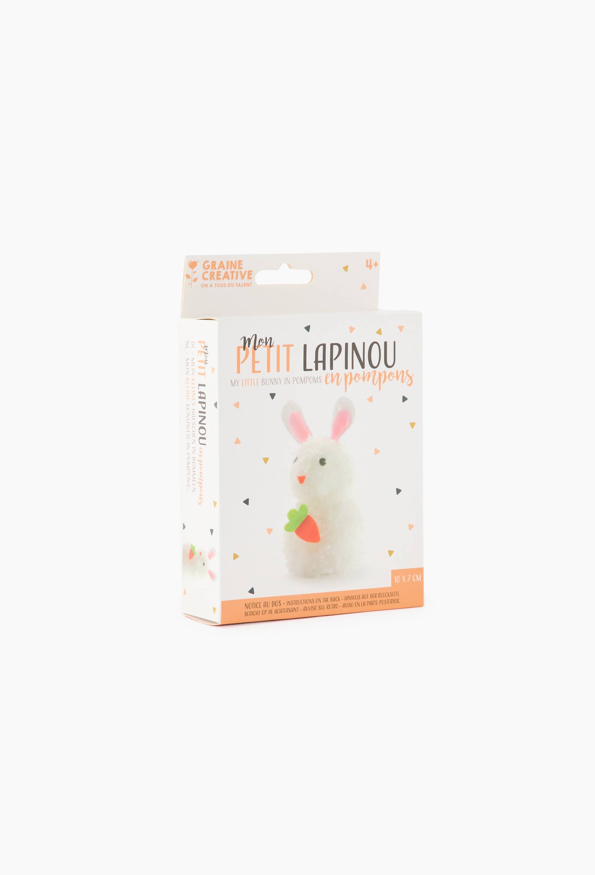 Kit lapinou pompons, Multicolore, large image number 0