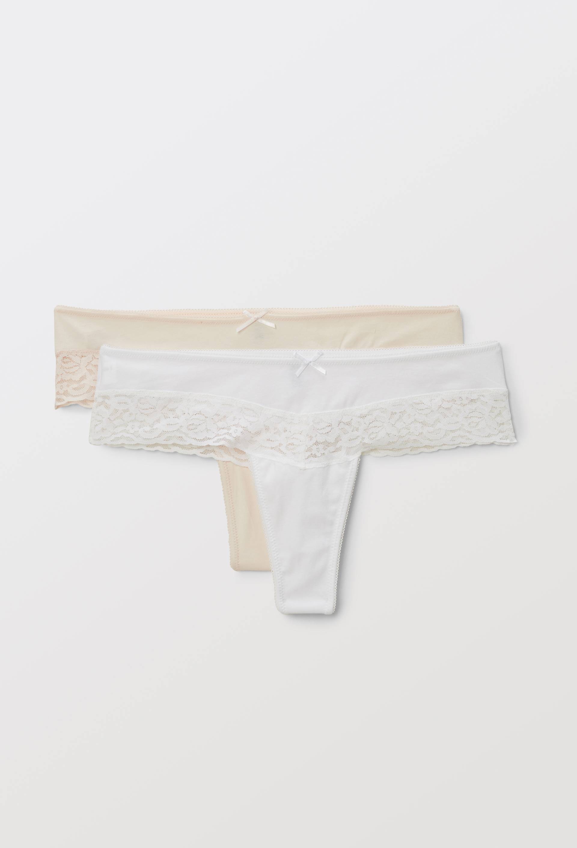 Lot de 2 tangas EMMA en coton BIO GOTS, Rose clair, large image number 0
