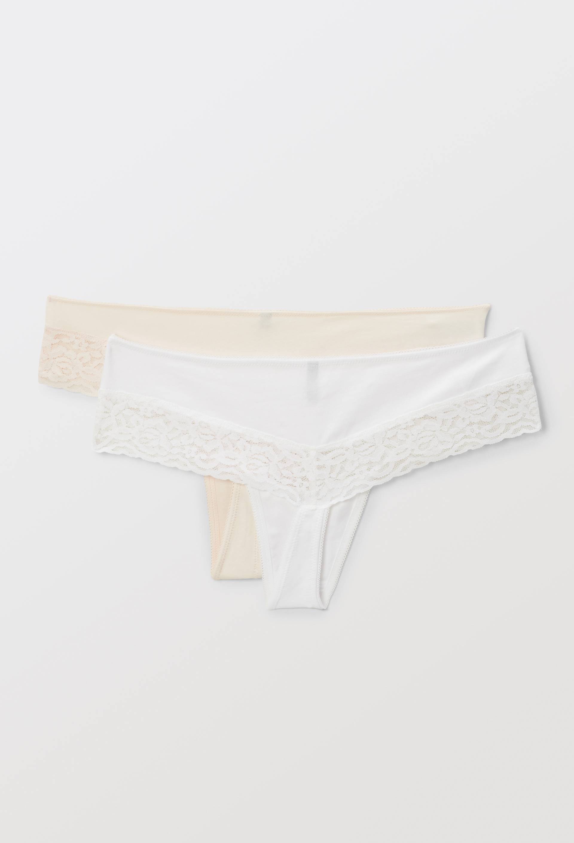 Lot de 2 tangas EMMA en coton BIO GOTS, Rose clair, large image number 1.0
