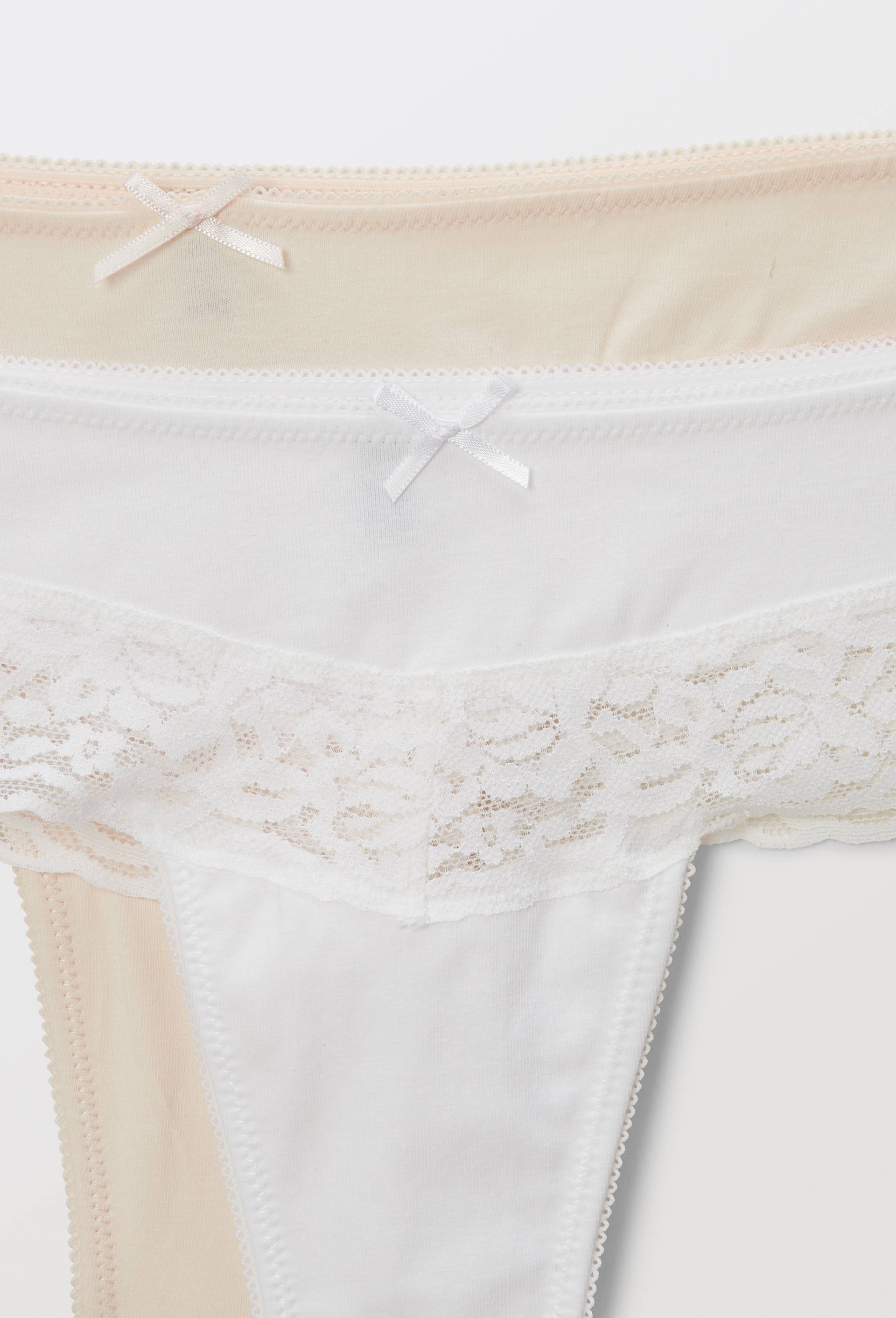 Lot de 2 tangas EMMA en coton BIO GOTS, Rose clair, large image number 2