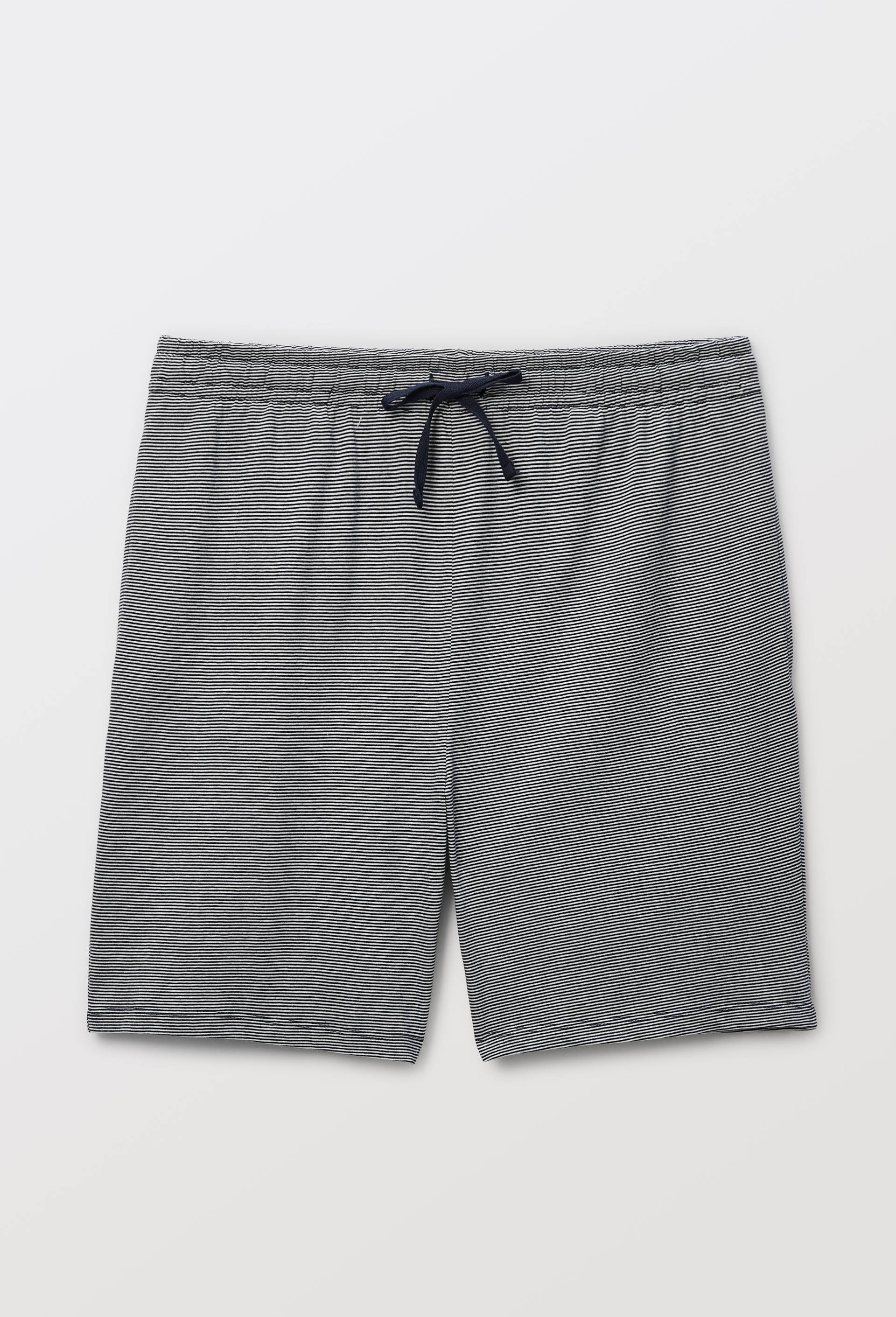 Bermuda en jersey en coton BIO GOTS, Bleu fonc&eacute;, large image number 0