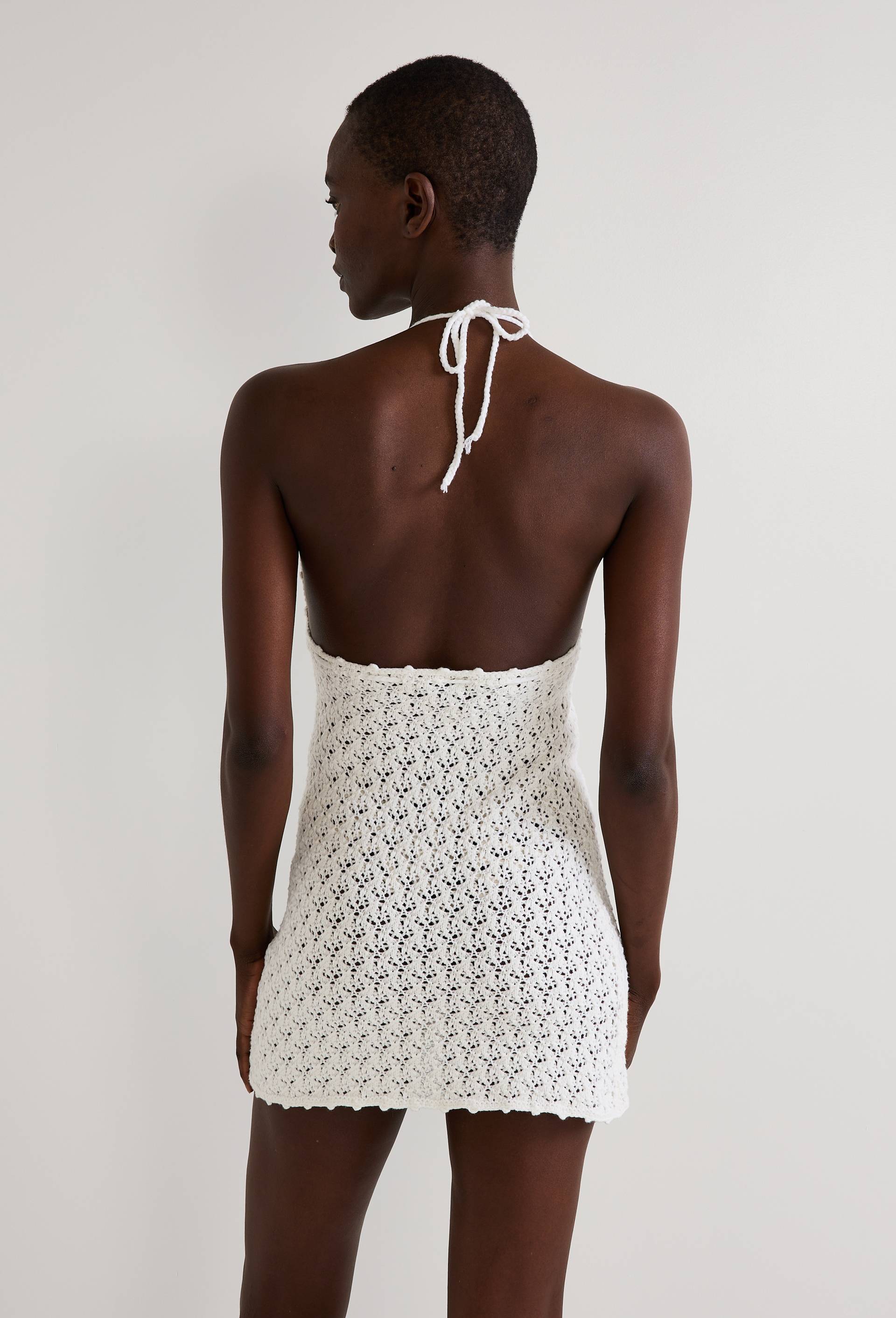 Robe de plage en crochet, Ecru, large image number 4