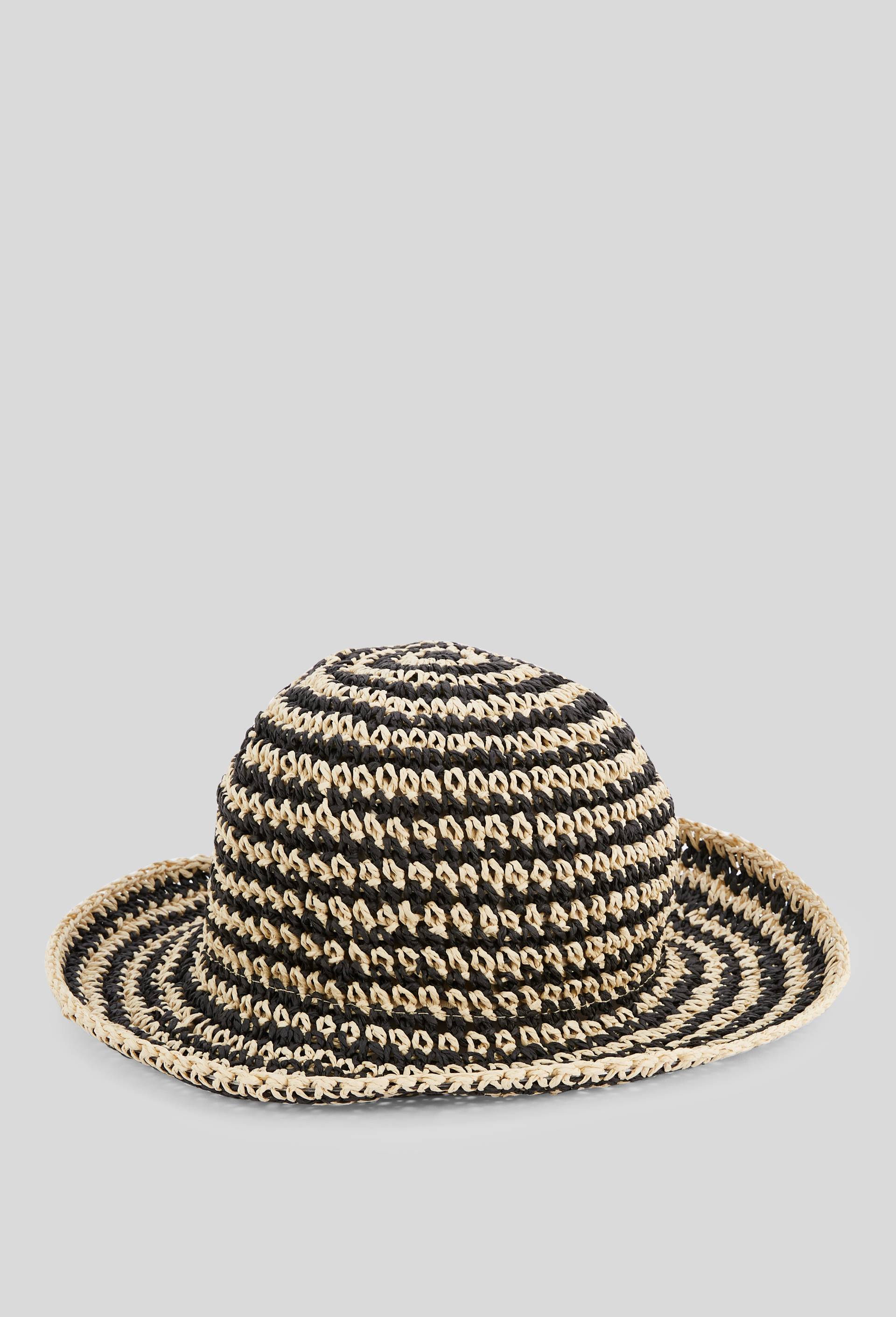 Chapeau cloche ray&eacute;, Noir, large image number 0