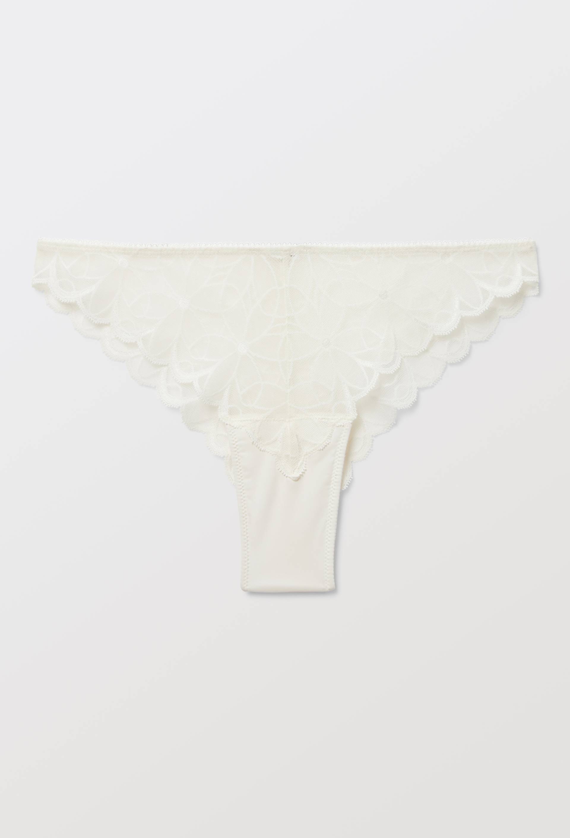 Tanga SELENA en dentelle, Ecru, large image number 2