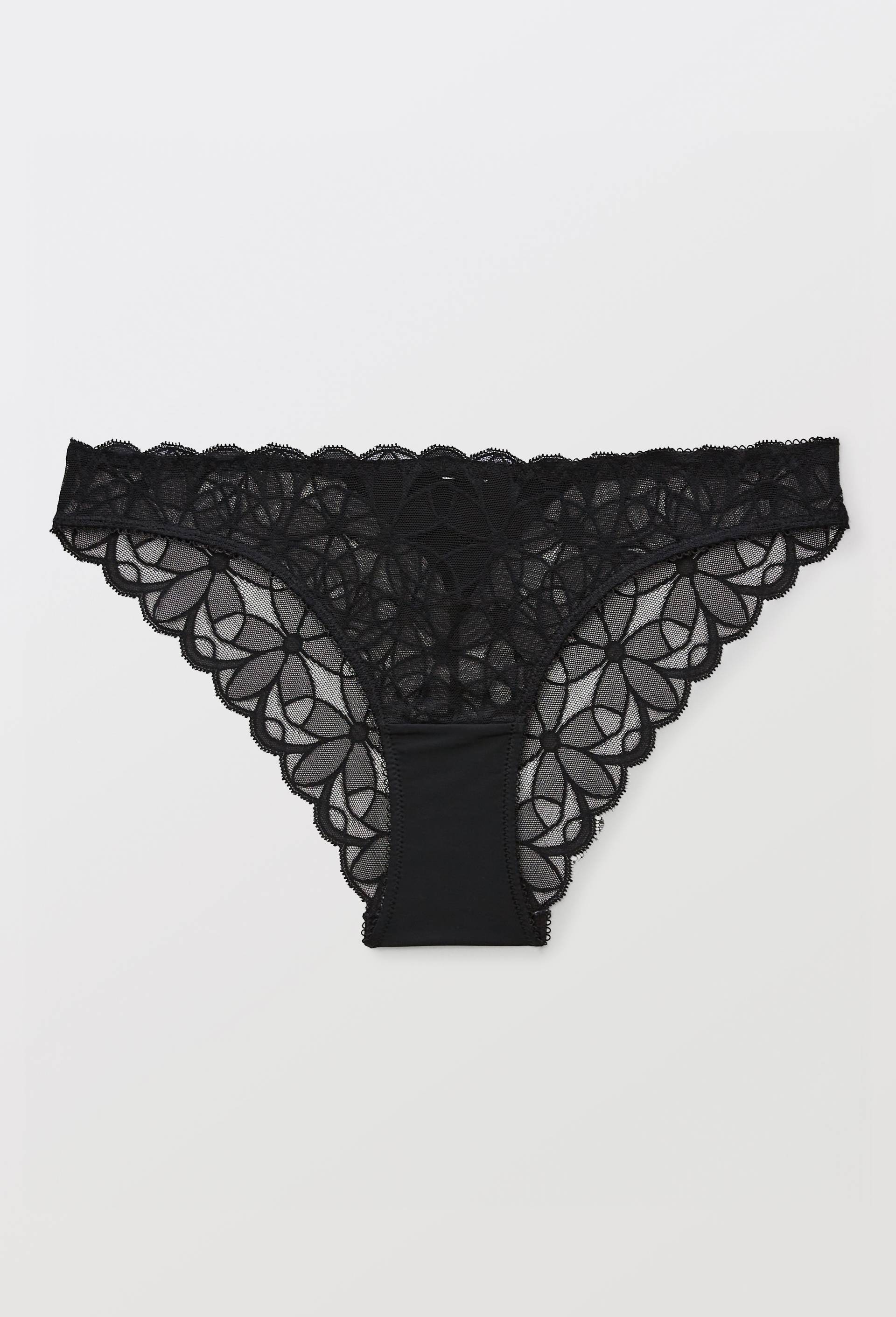 Culotte SELENA en dentelle, Noir, large image number 2.0