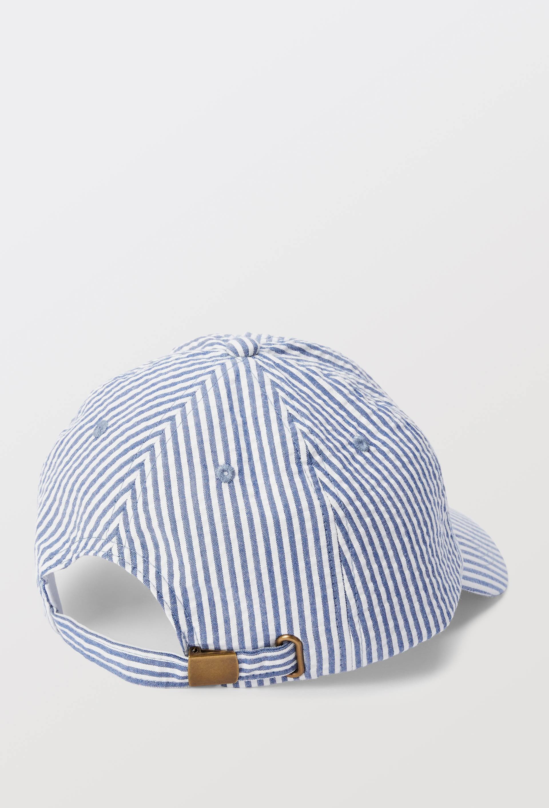 Casquette à rayures, Bleu foncé, large image number 1.0