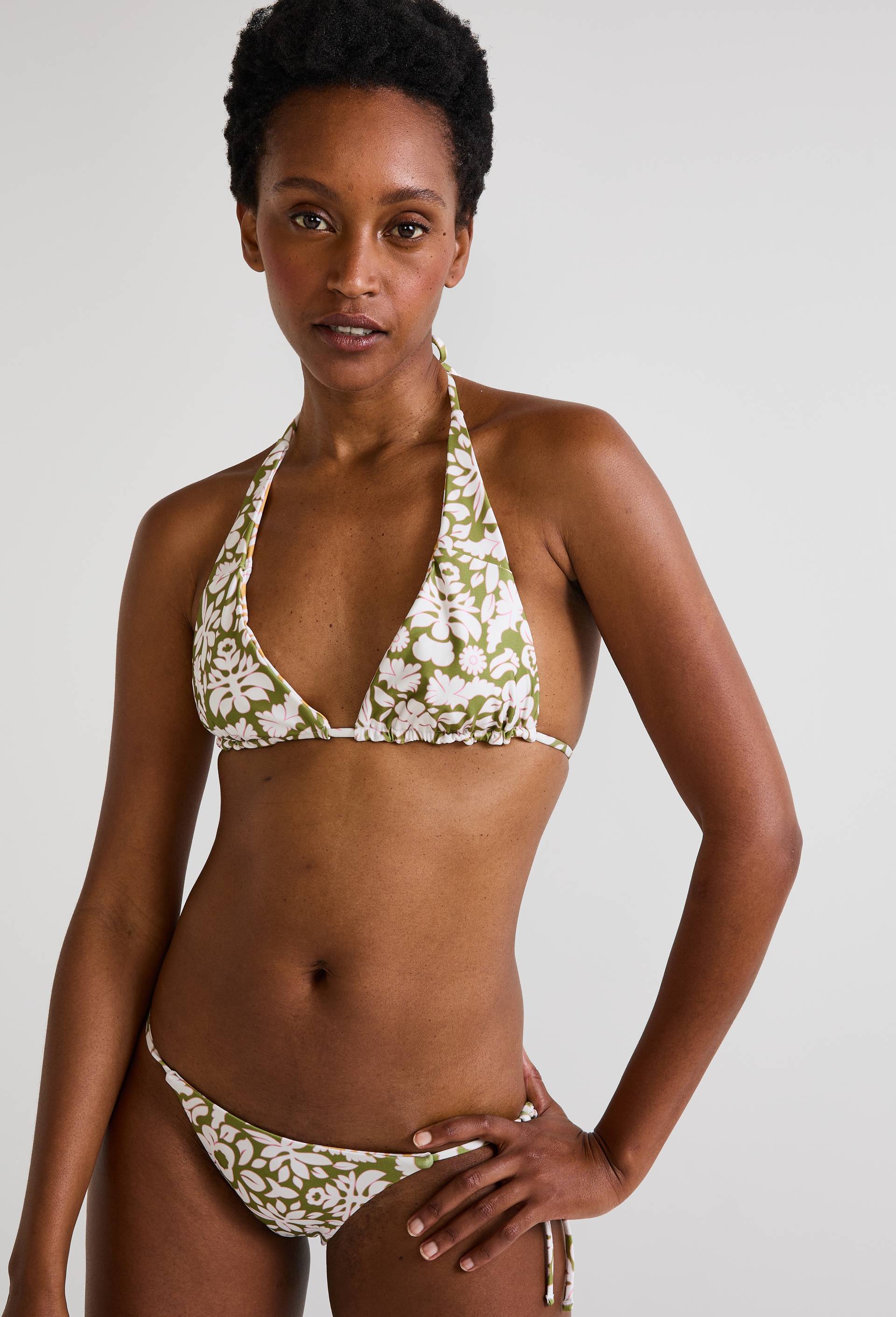 Haut de maillot de bain r&eacute;versible LOLA, Ecru, large image number 0