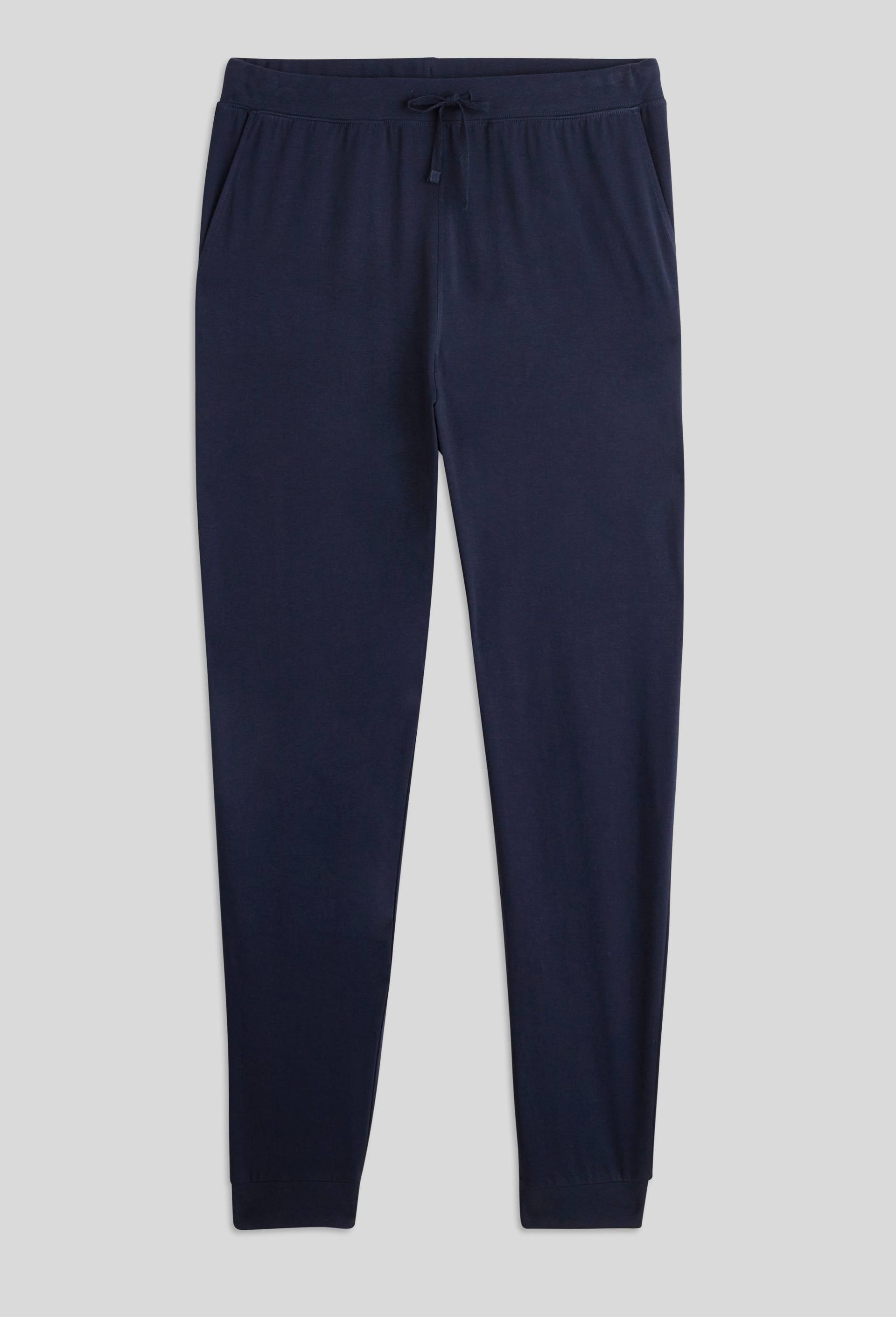 Bas de pyjama en jersey de coton BIO GOTS, Bleu fonc&eacute;, large image number 2