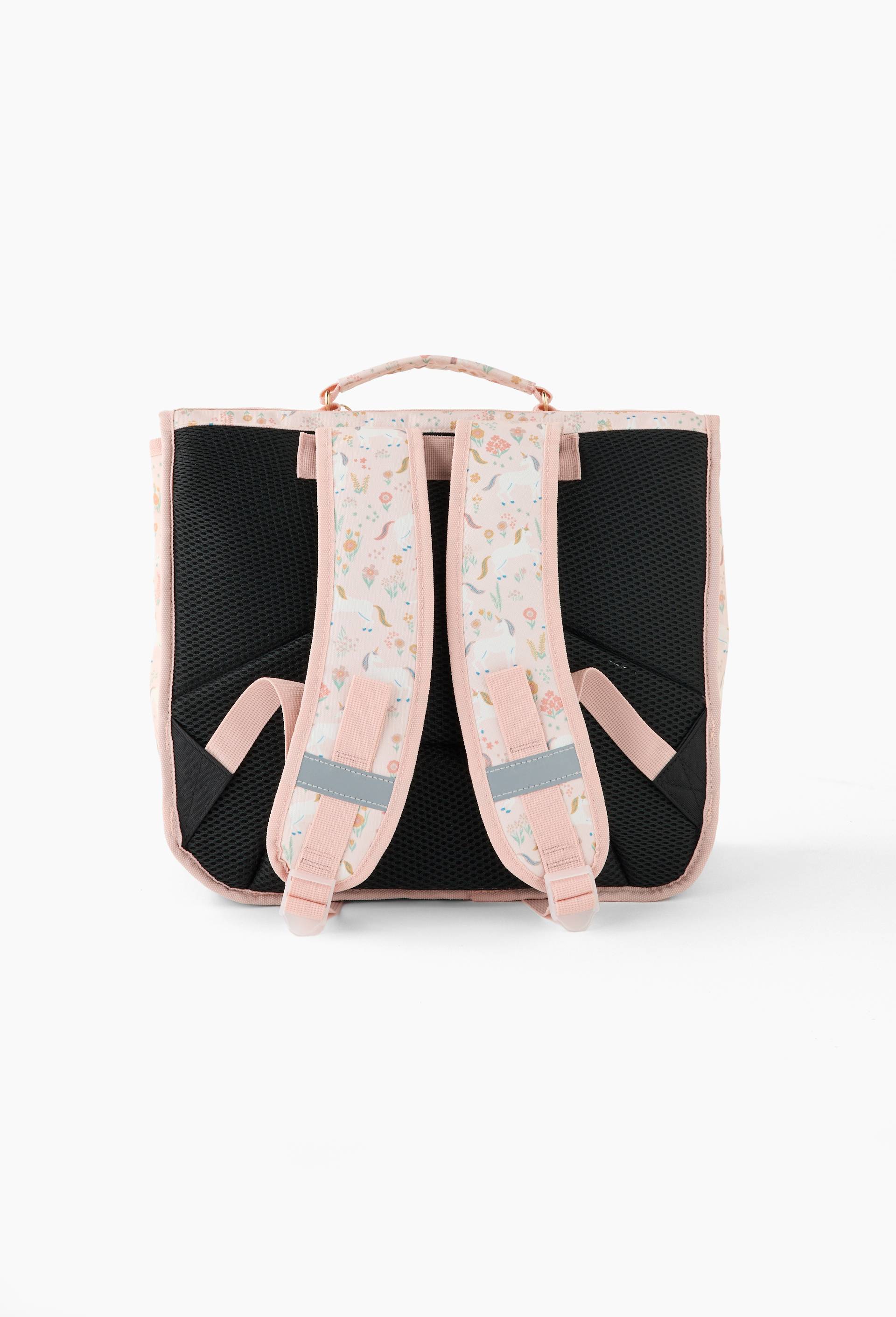 Cartable licornes, 38cm, Rose clair, large image number 2