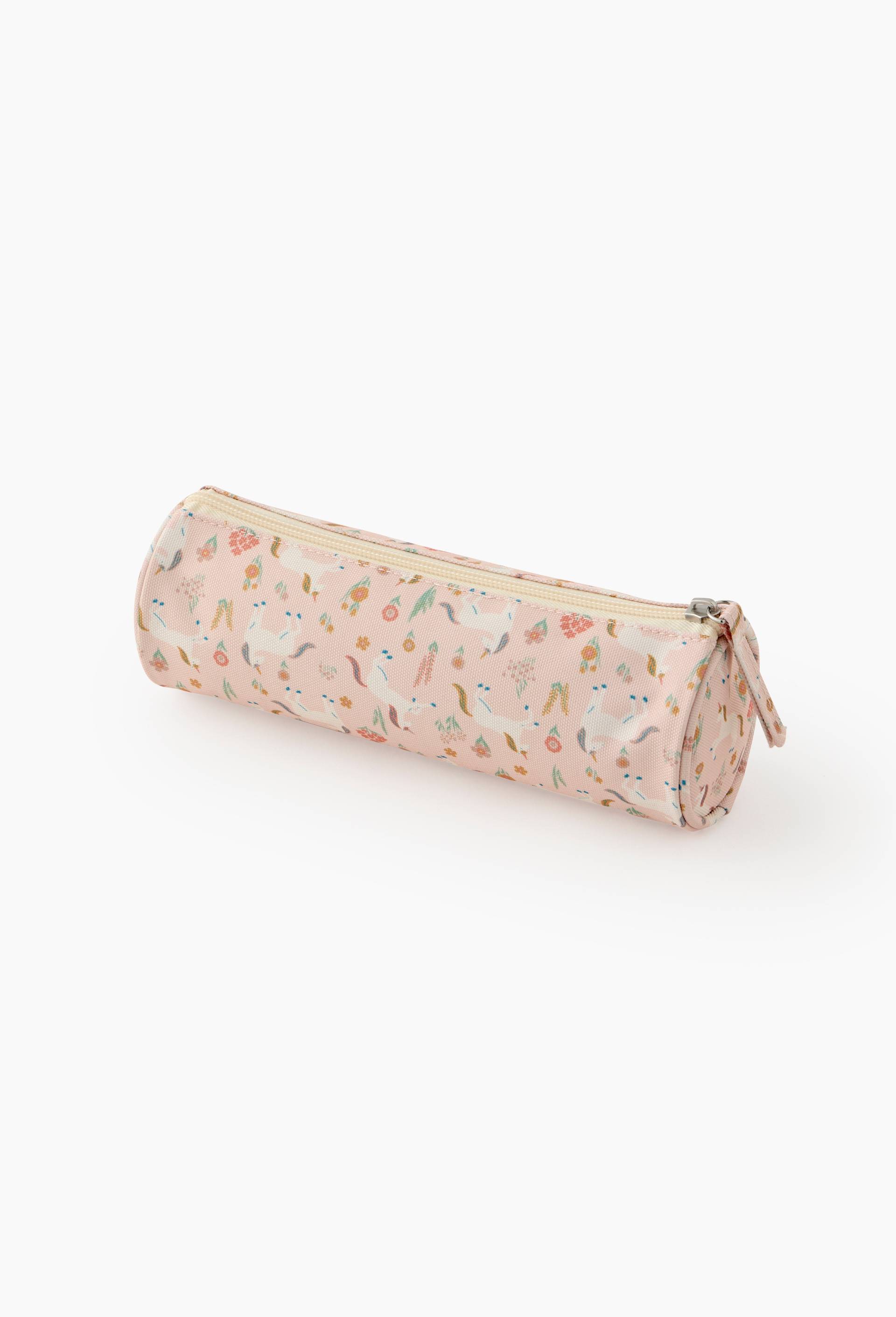 Trousse ronde licorne, Rose clair, large image number 0