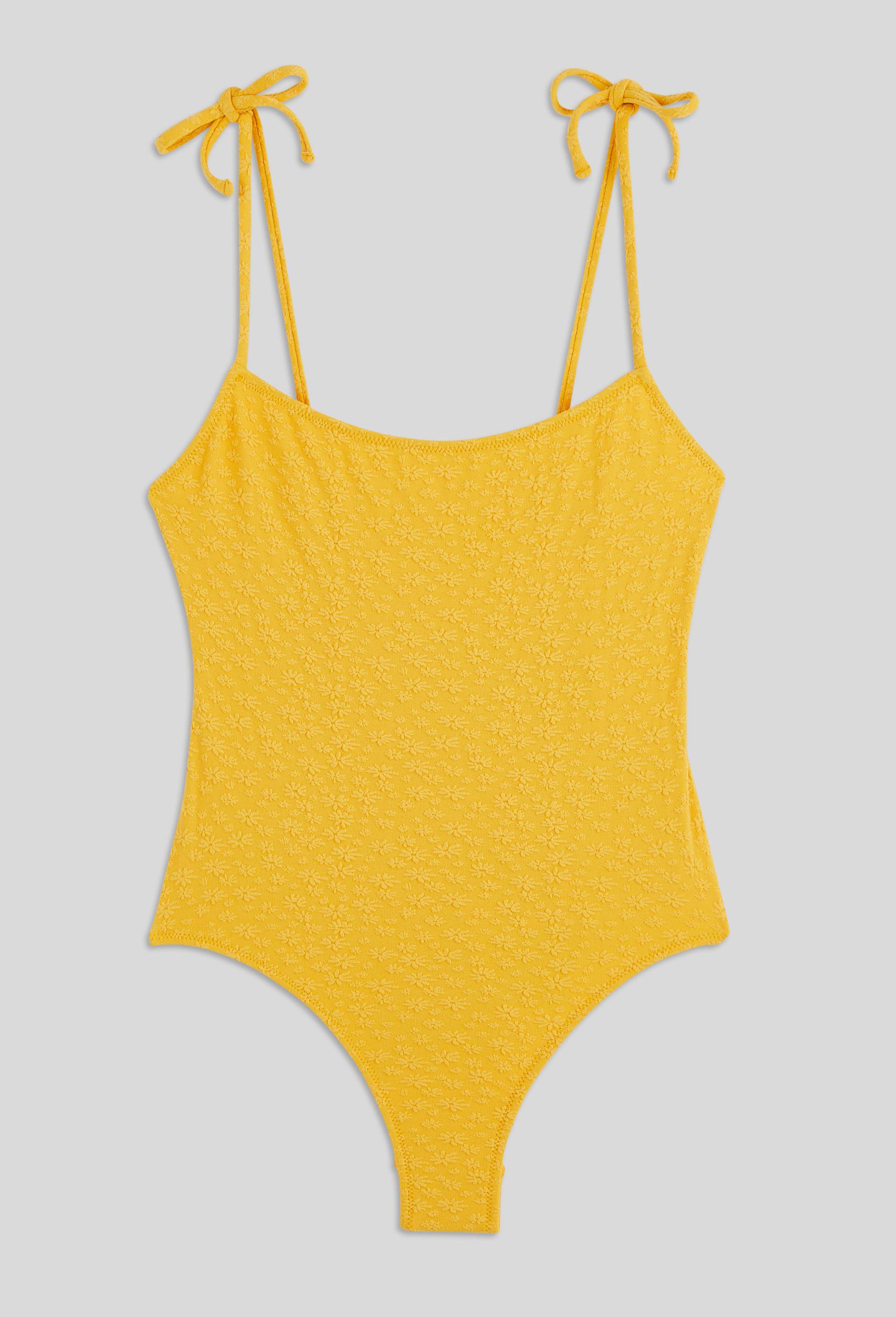 Maillot de bain 1 pi&egrave;ce PIANA, Jaune, large image number 2