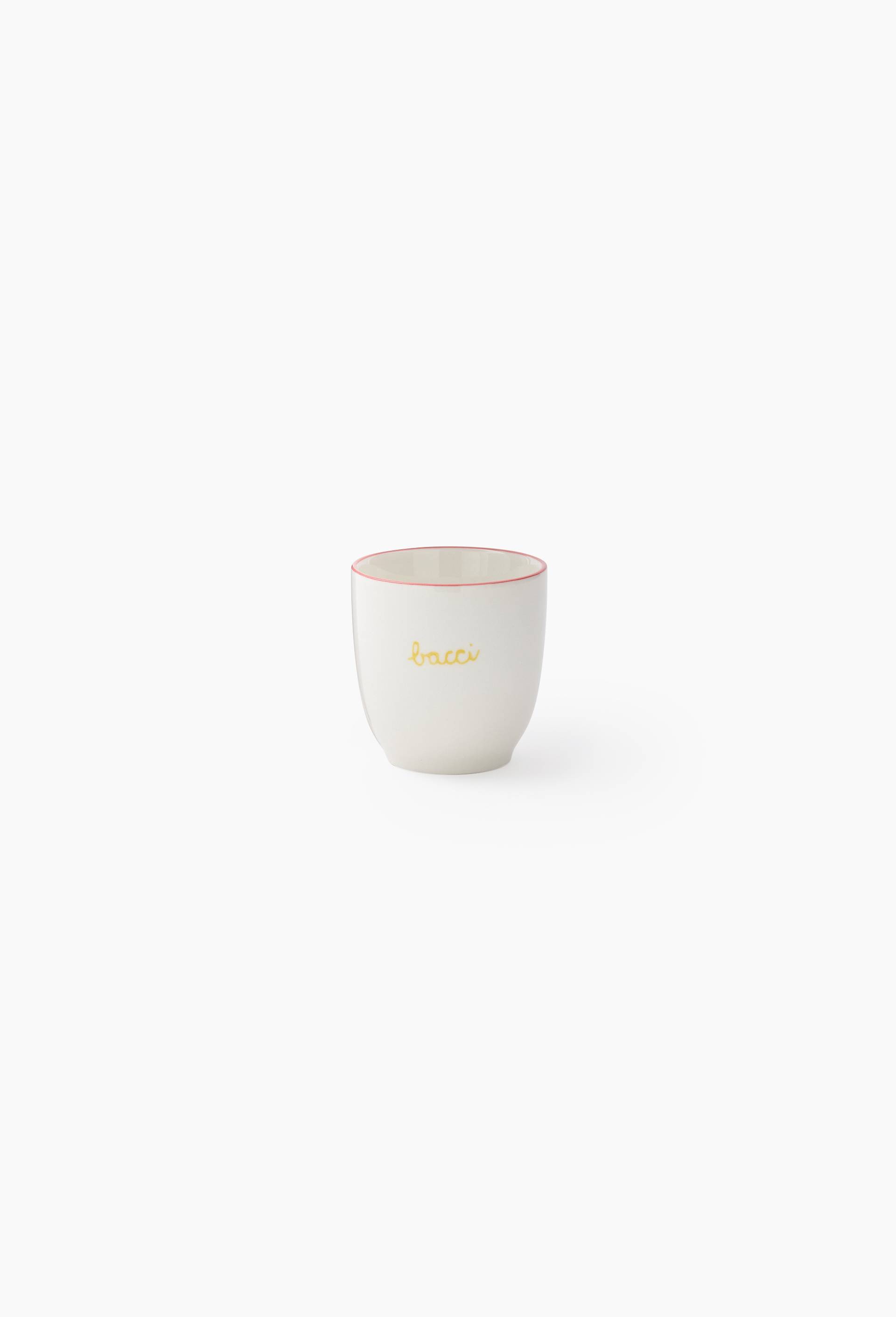 Tasse &agrave; expresso finition imprim&eacute;e, 20cl, Jaune clair, large image number 0