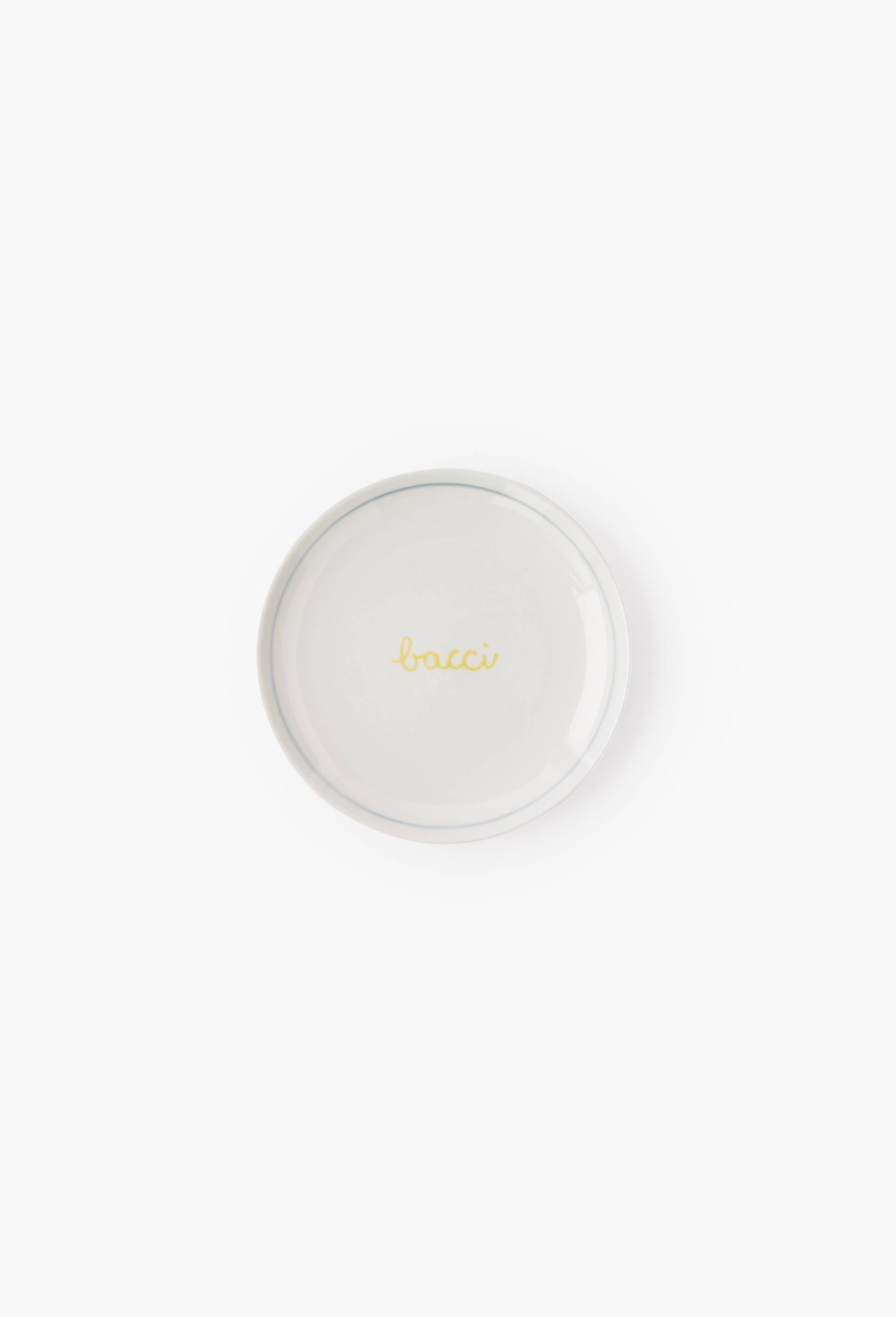 Assiette &agrave; pain finition imprim&eacute;e, Jaune clair, large image number 0