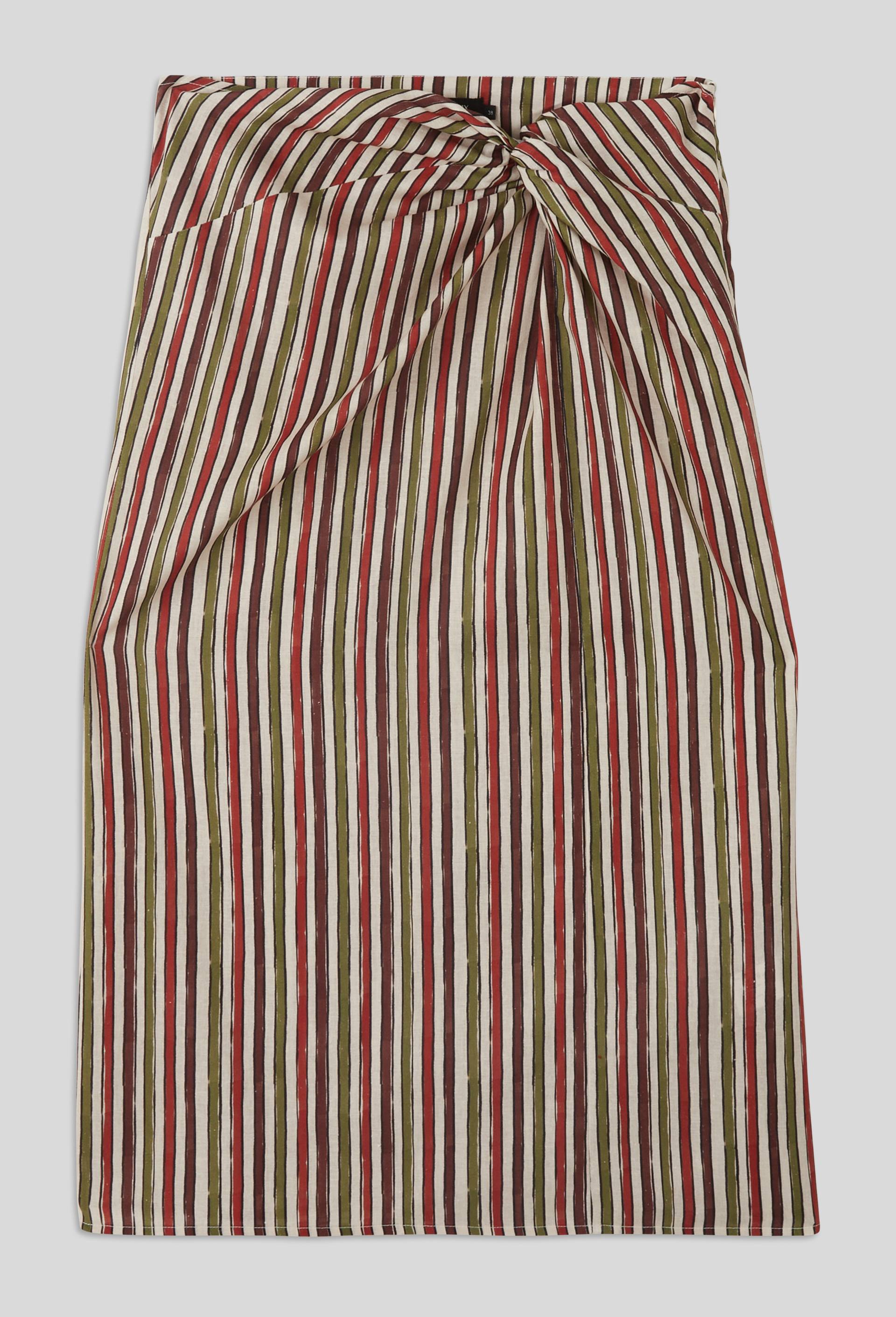 Jupe midi portefeuille, Beige clair, large image number 2