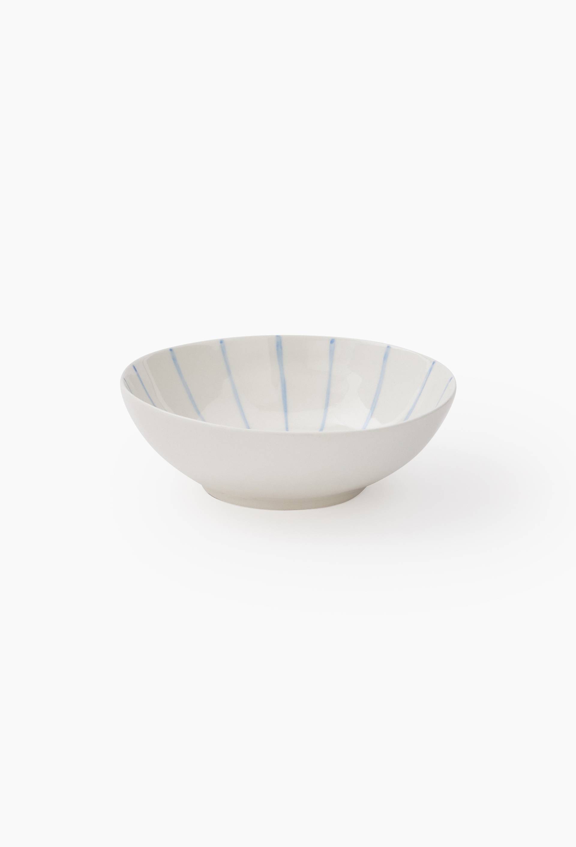 Bol finition imprim&eacute;e, 16cm, Blanc, large image number 0